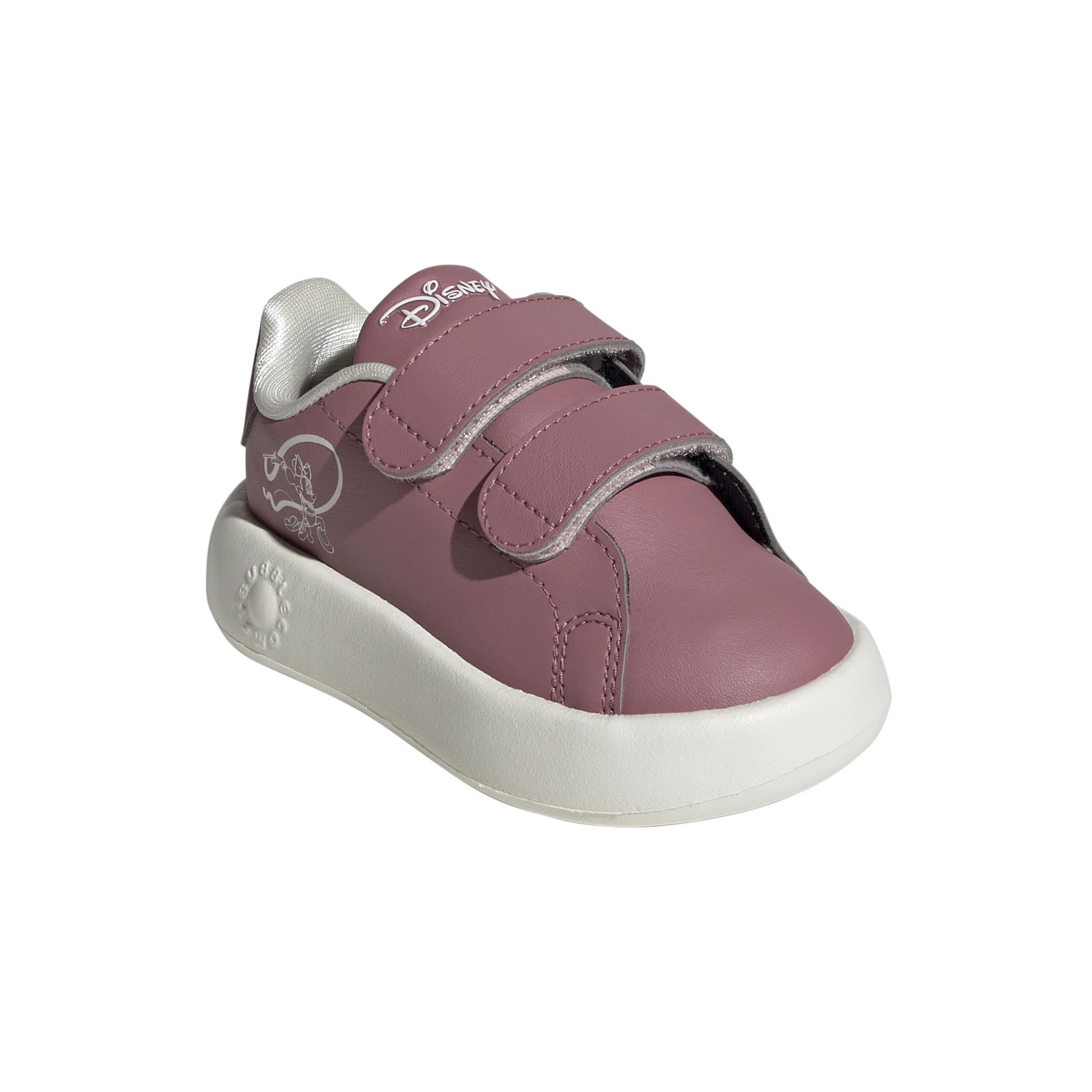 Unisex Kids adidas x Disney Mickey and Friends Advantage Shoes, Red, A901_ONE, large image number 2