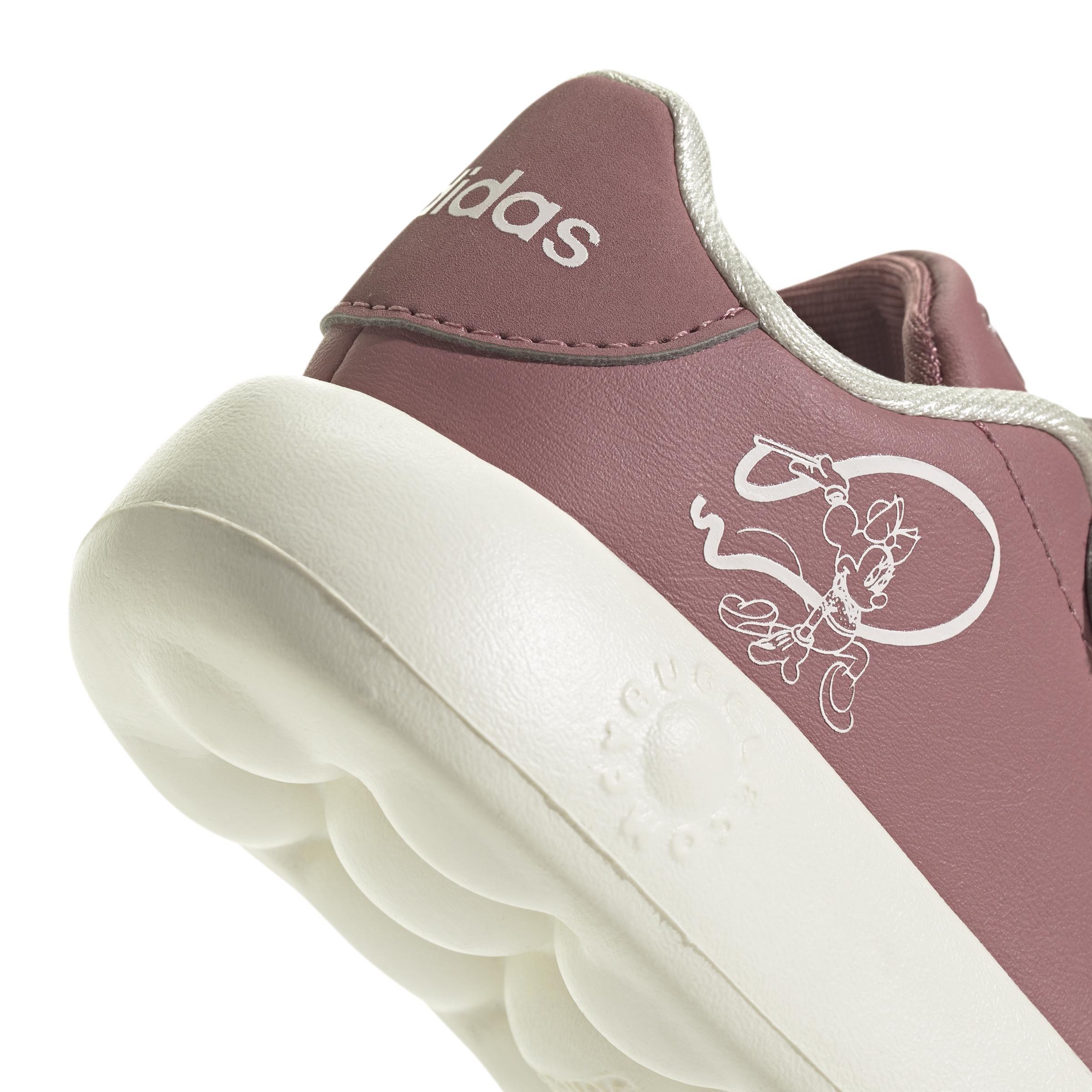 Unisex Kids adidas x Disney Mickey and Friends Advantage Shoes, Red, A901_ONE, large image number 4