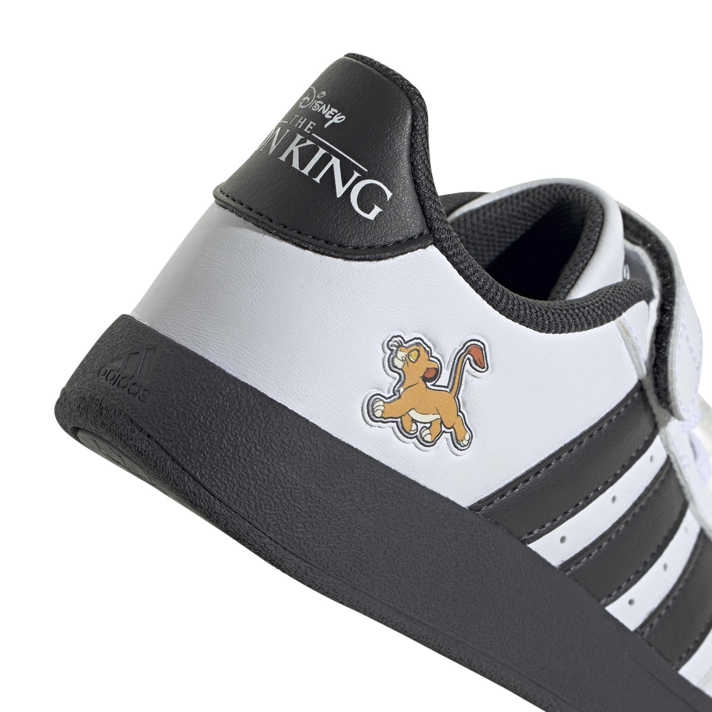Unisex Kids adidas x Disney Lion King Breaknet Shoes, White, A901_ONE, large image number 4