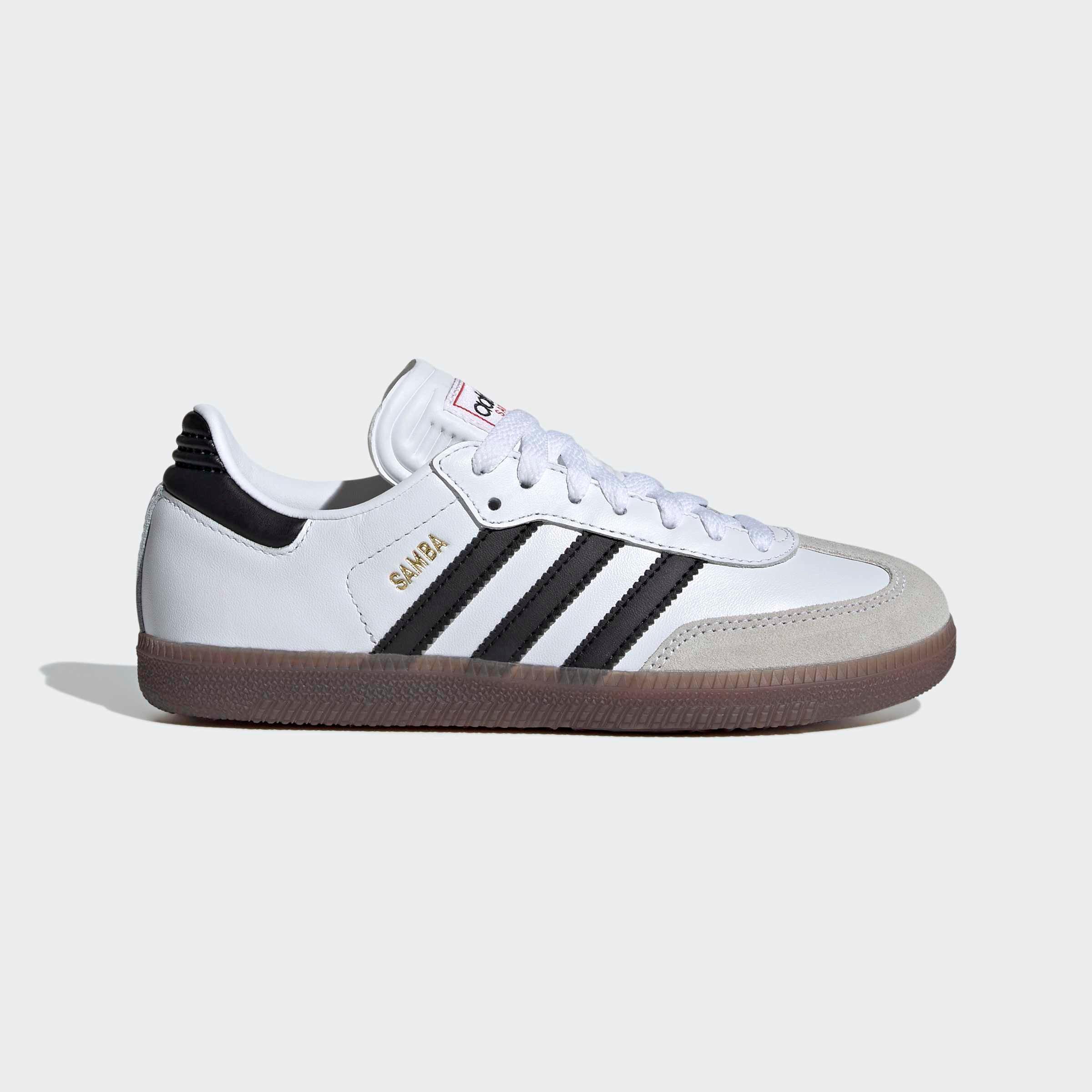 Kids Unisex Samba Indoor Football Boots, White, A901_ONE, large image number 0