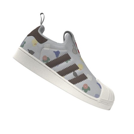 Unisex Kids Adidas Superstar 360 X Lego Shoes, Multicolour, A901_ONE, large image number 10