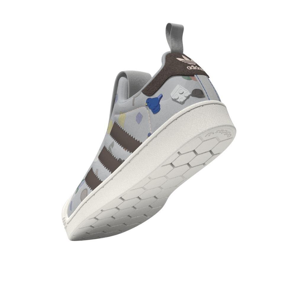 Unisex Kids Superstar 360 X Lego Shoes, Pink, A901_ONE, large image number 12