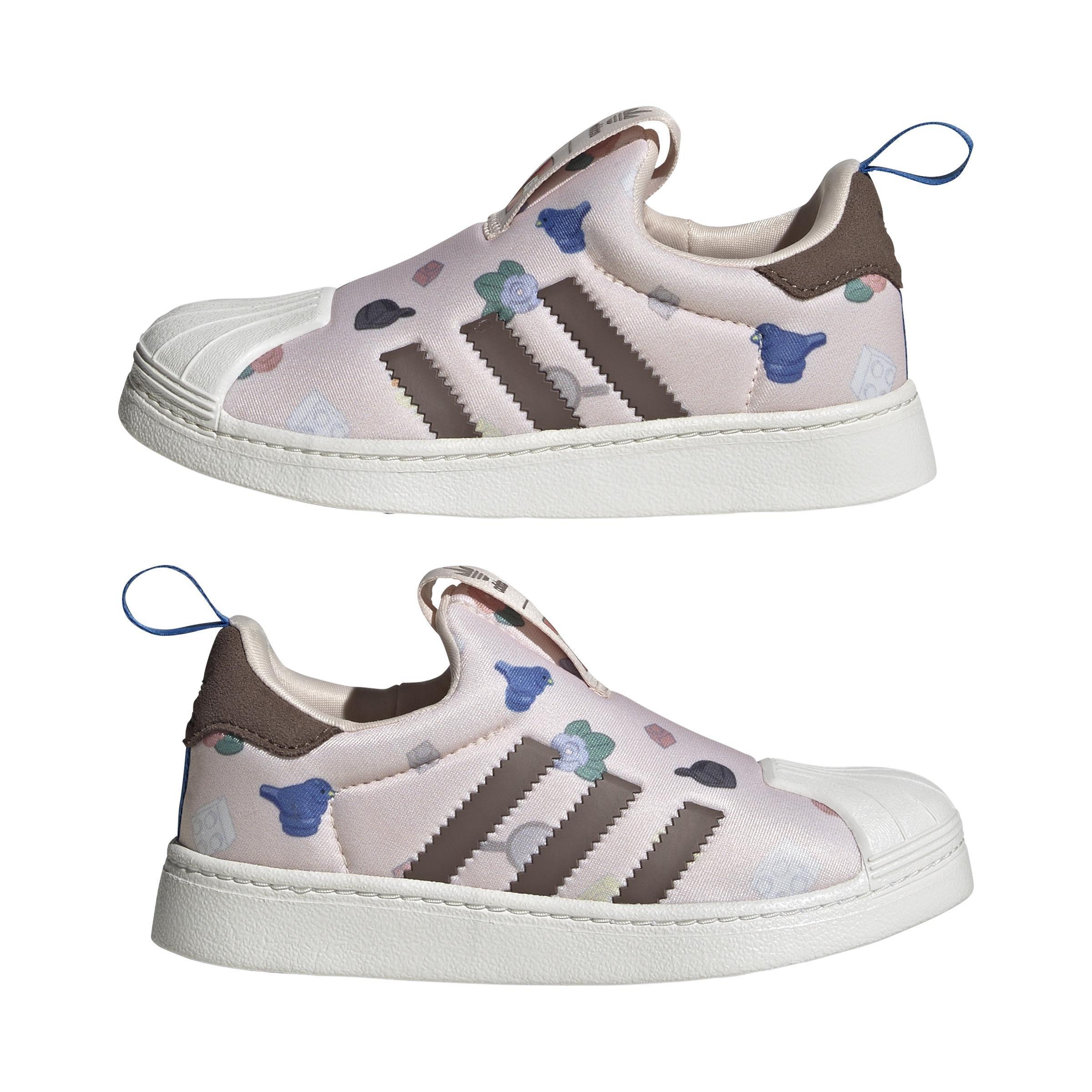Unisex Kids Superstar 360 X Lego Shoes, Pink, A901_ONE, large image number 13