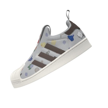 Unisex Kids Adidas Superstar 360 X Lego Shoes, Multicolour, A901_ONE, large image number 17