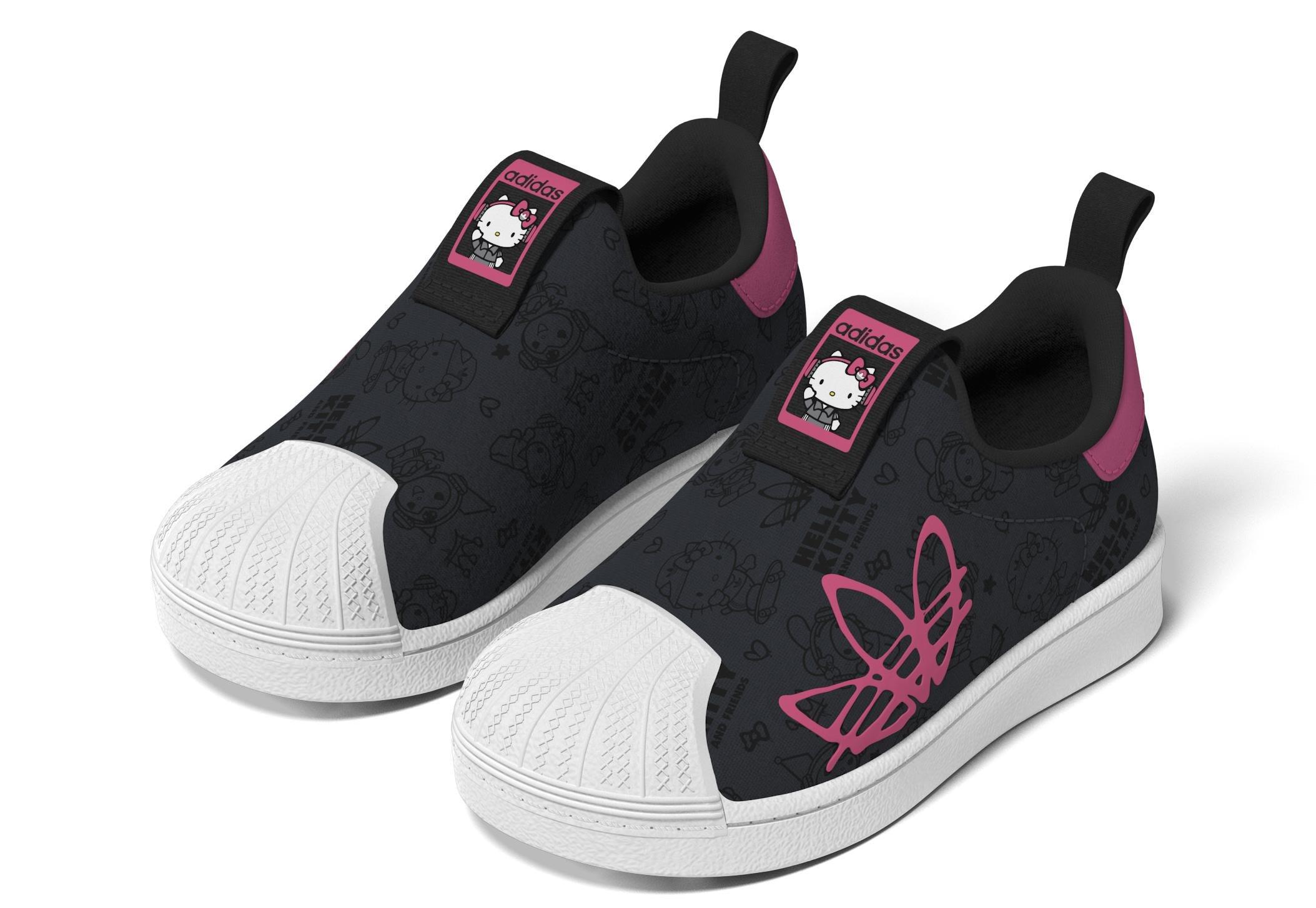 Unisex Kids Originals X Hello Kitty And Friends Superstar 360 Shoes, Grey, A901_ONE, large image number 12