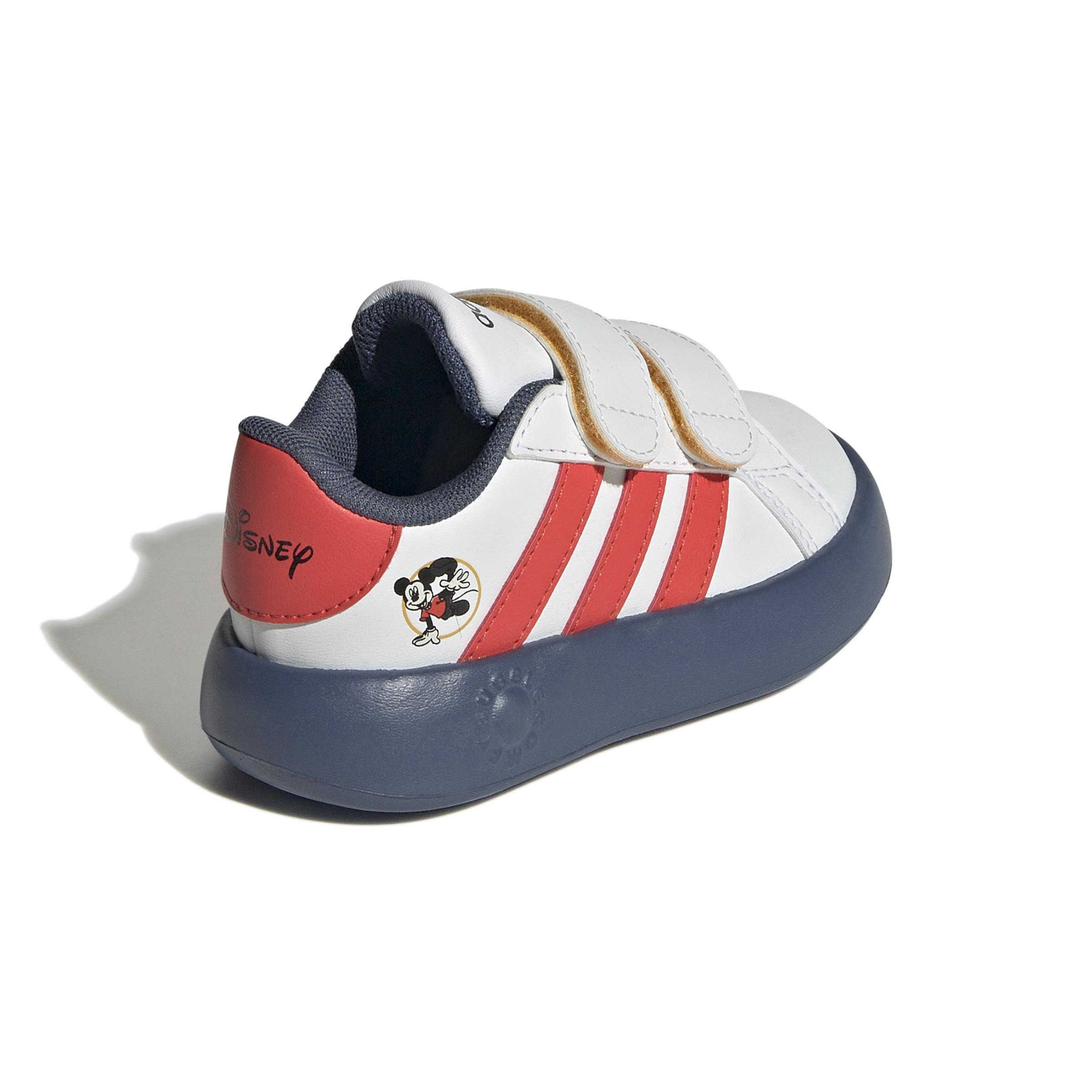 Unisex Kids Disney Mickey And Friends Grand Court 2.0 Shoes, White, A901_ONE, large image number 3