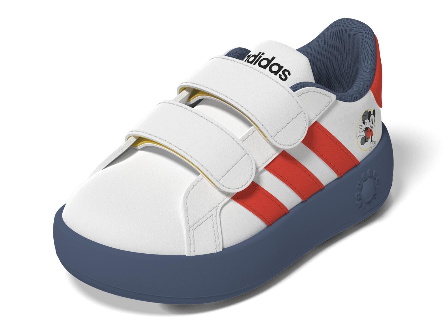 Unisex Kids Disney Mickey And Friends Grand Court 2.0 Shoes, White, A901_ONE, large image number 9