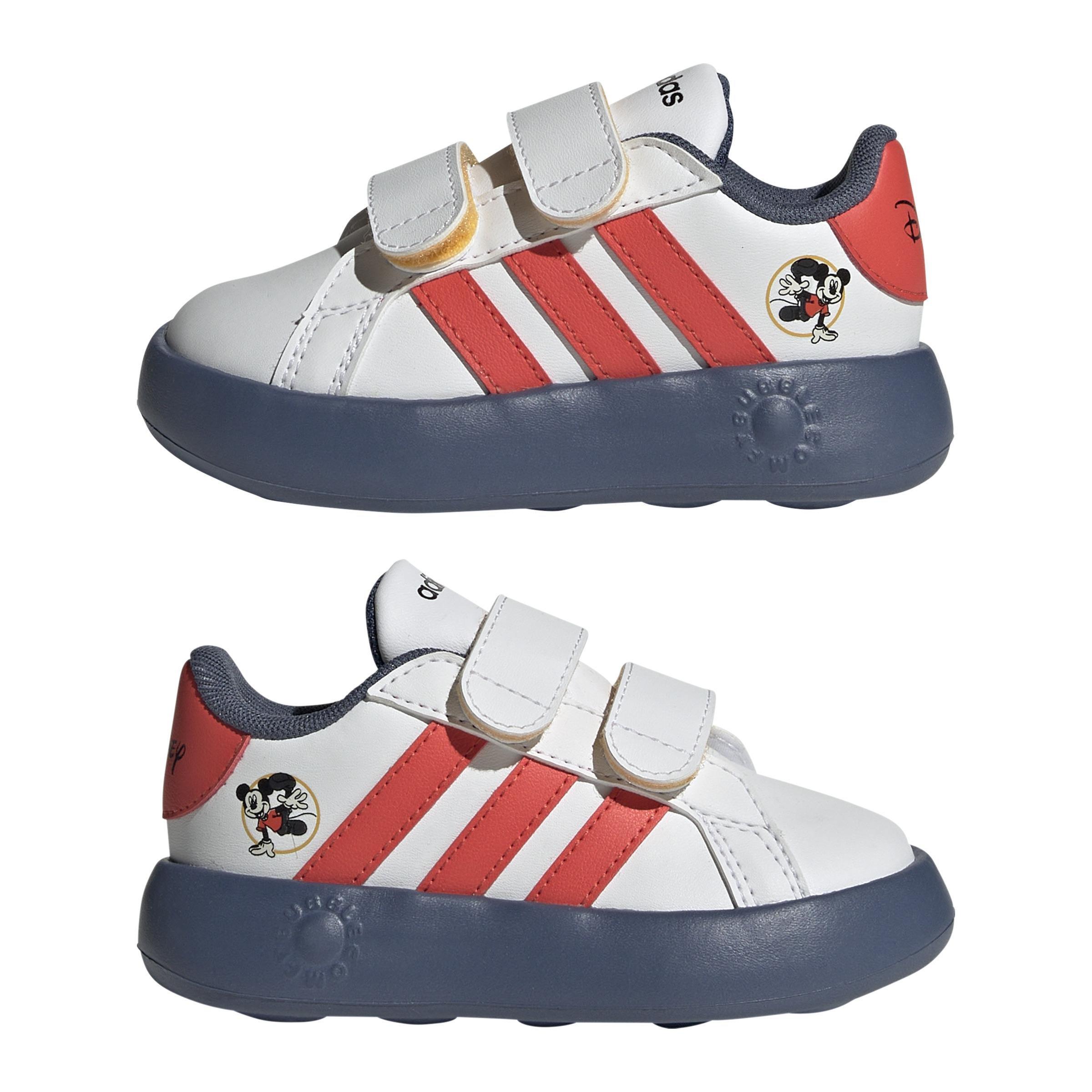 Unisex Kids Disney Mickey And Friends Grand Court 2.0 Shoes, White, A901_ONE, large image number 13