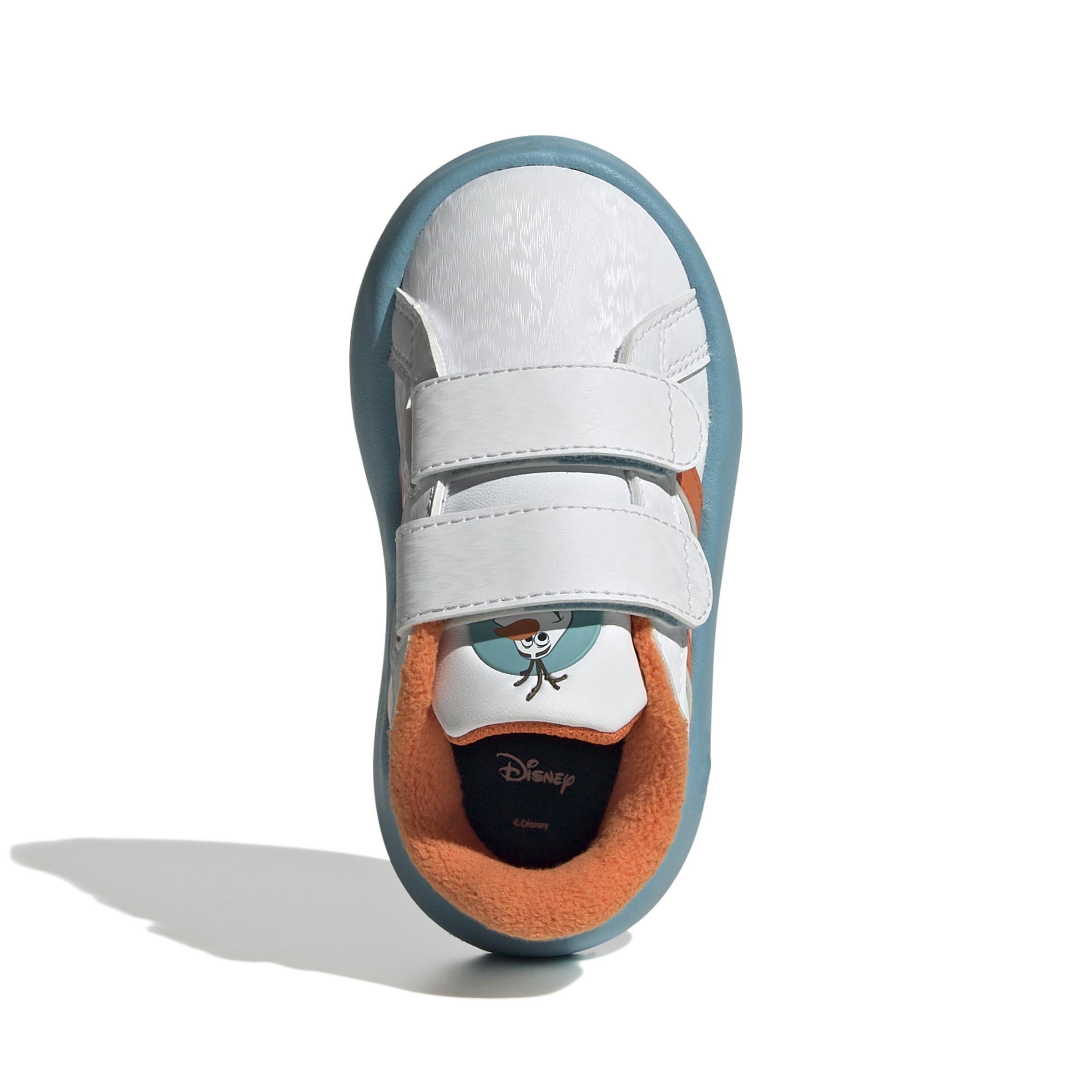Unisex Kids adidas Disney Olaf Grand Court 2.0 Shoes, White, A901_ONE, large image number 1