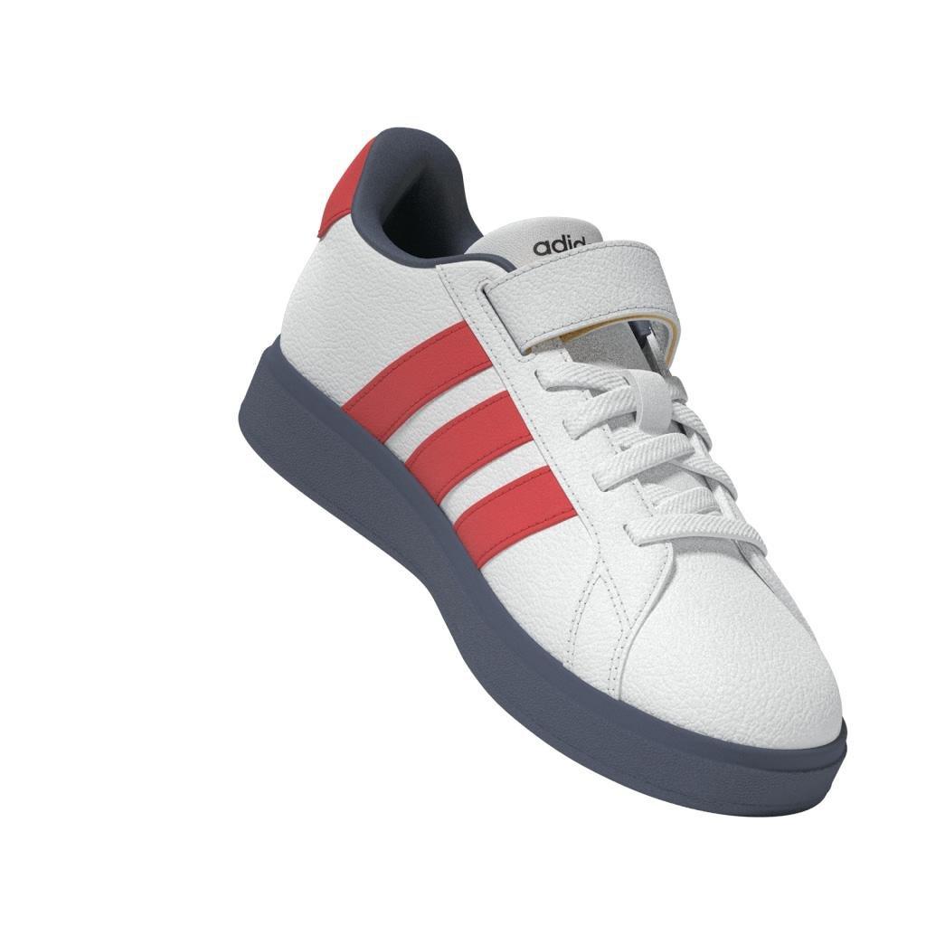 Unisex Kids Disney Mickey And Friends Grand Court Shoes, White, A901_ONE, large image number 9