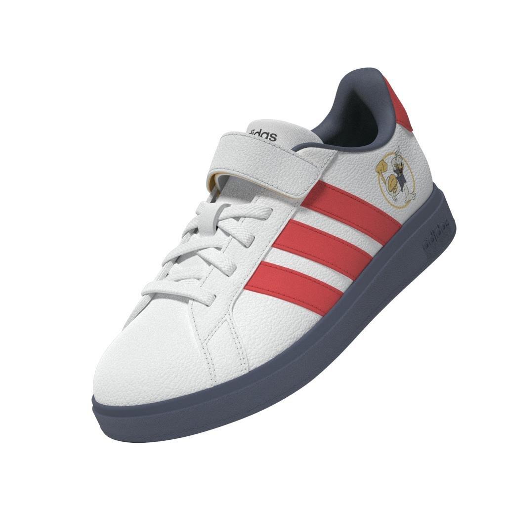 Unisex Kids Disney Mickey And Friends Grand Court Shoes, White, A901_ONE, large image number 10