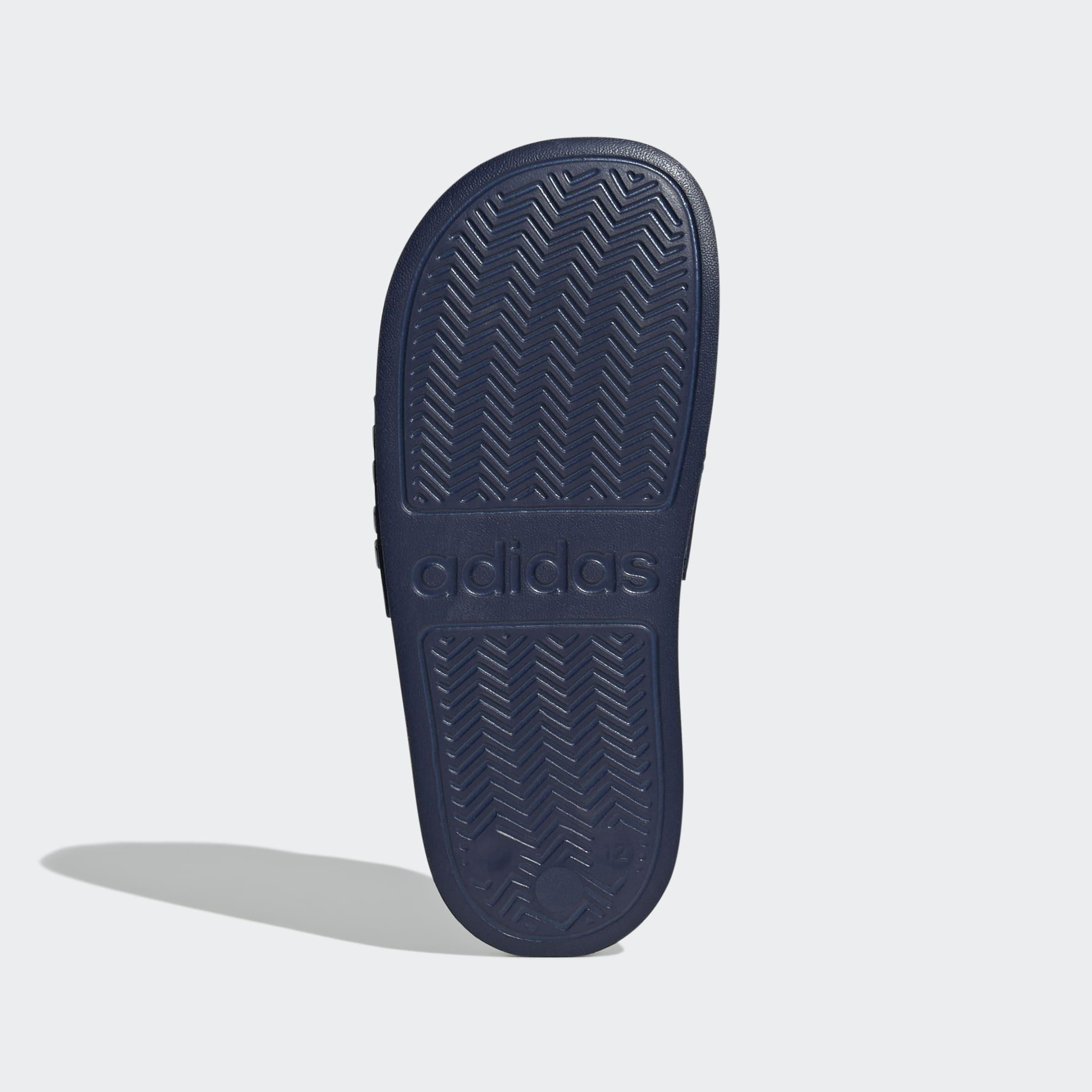 Kids Unisex adilette Shower Slides, Blue, A901_ONE, large image number 6