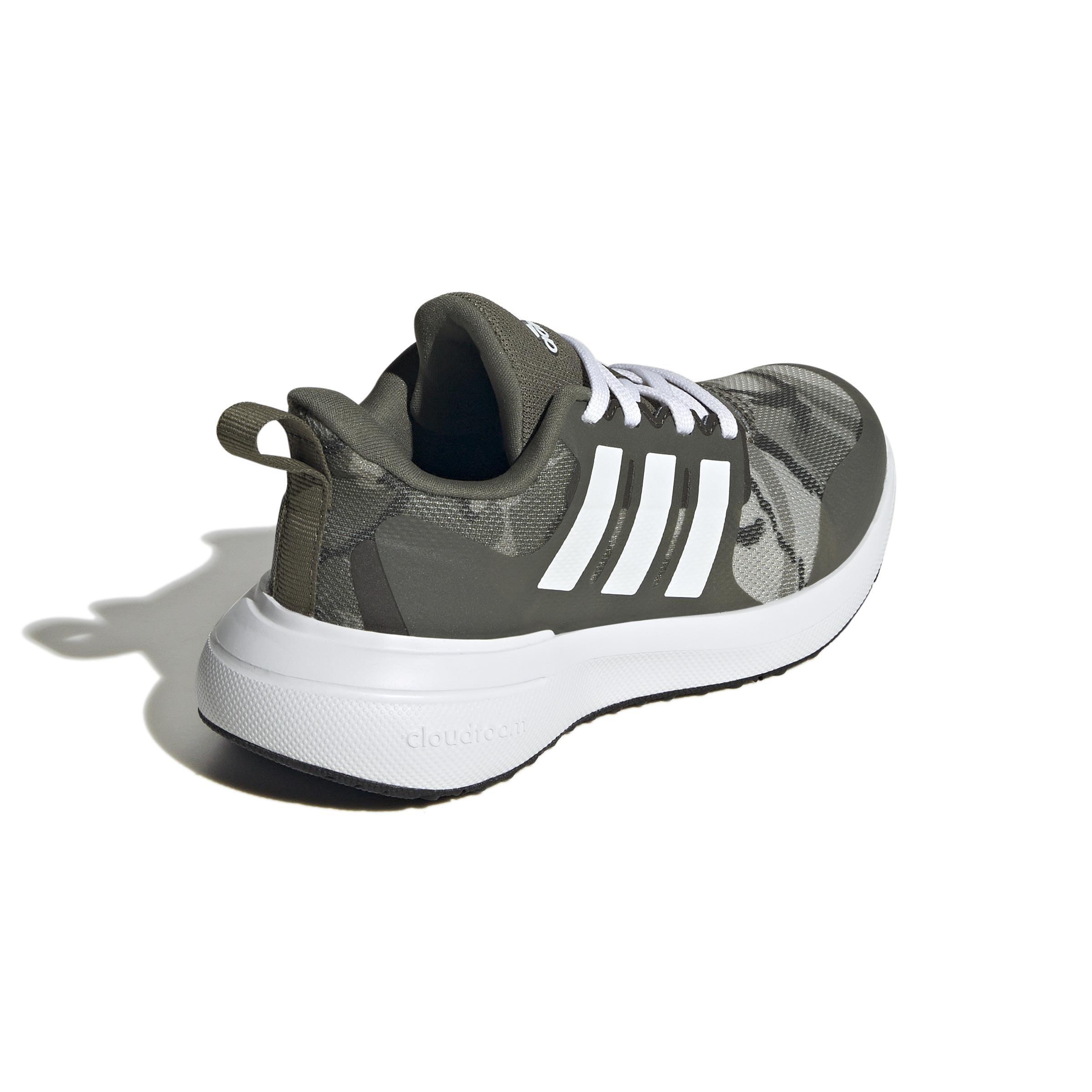 Unisex Kids Fortarun 2.0 Sport Running Lace Shoes, Green, A901_ONE, large image number 3