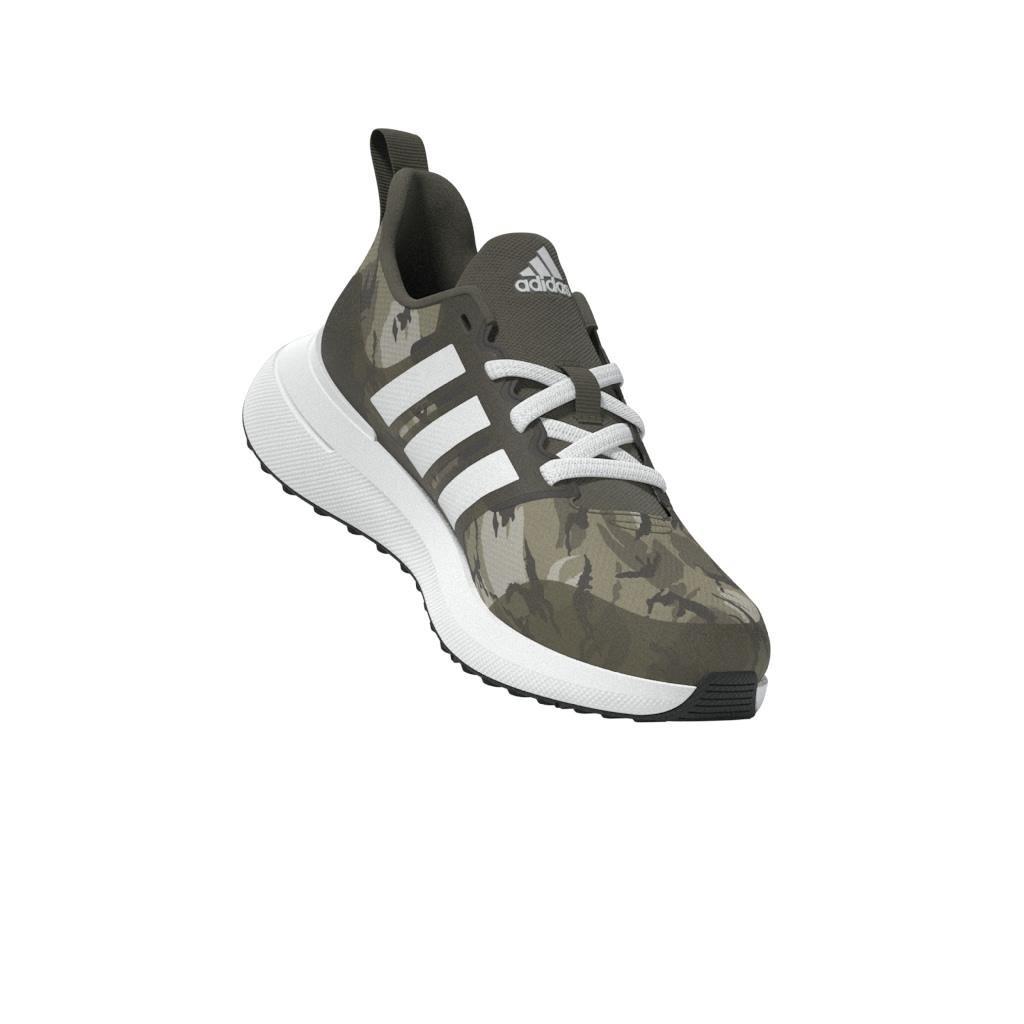 Unisex Kids Fortarun 2.0 Sport Running Lace Shoes, Green, A901_ONE, large image number 7