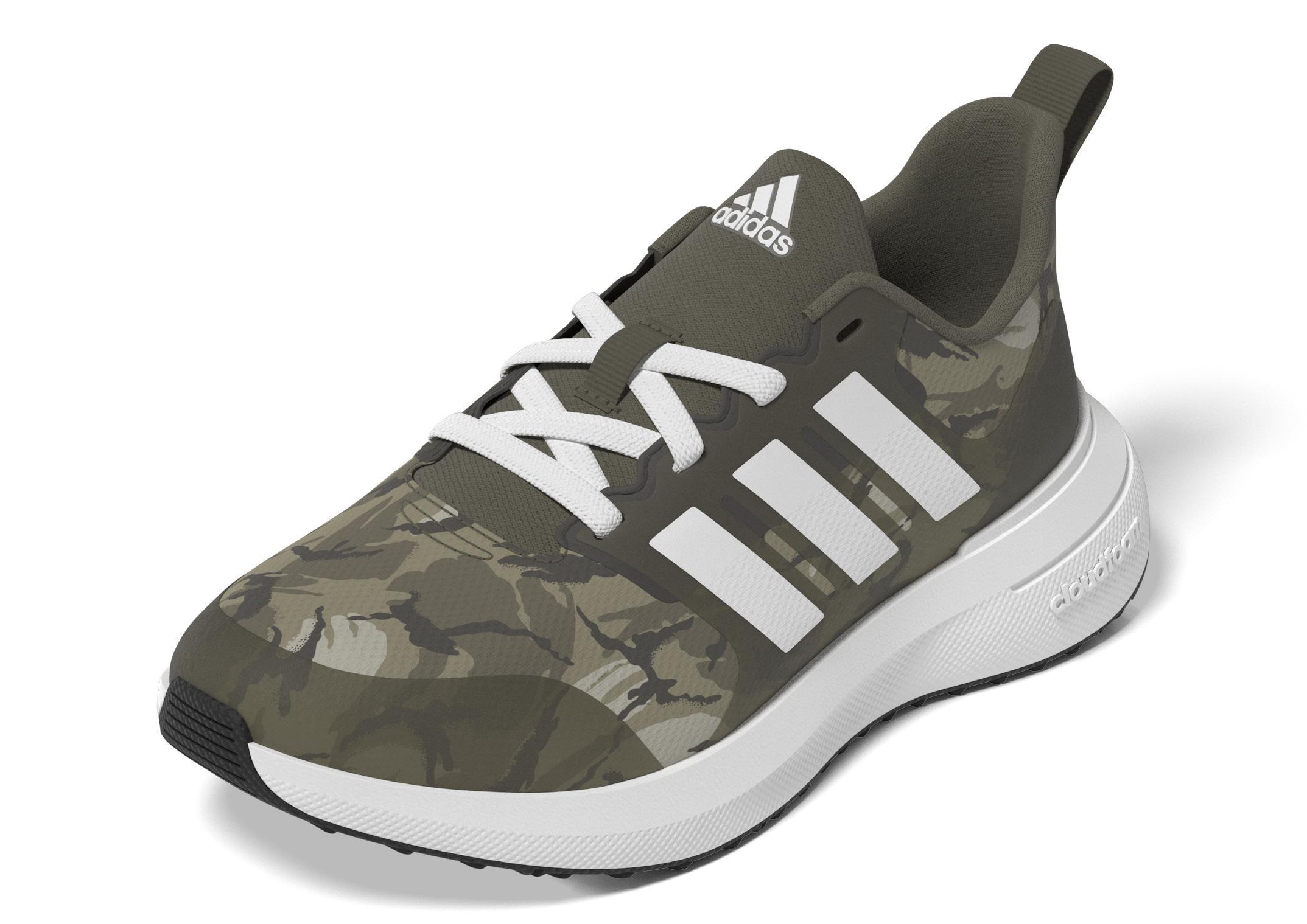 Unisex Kids Fortarun 2.0 Sport Running Lace Shoes, Green, A901_ONE, large image number 10