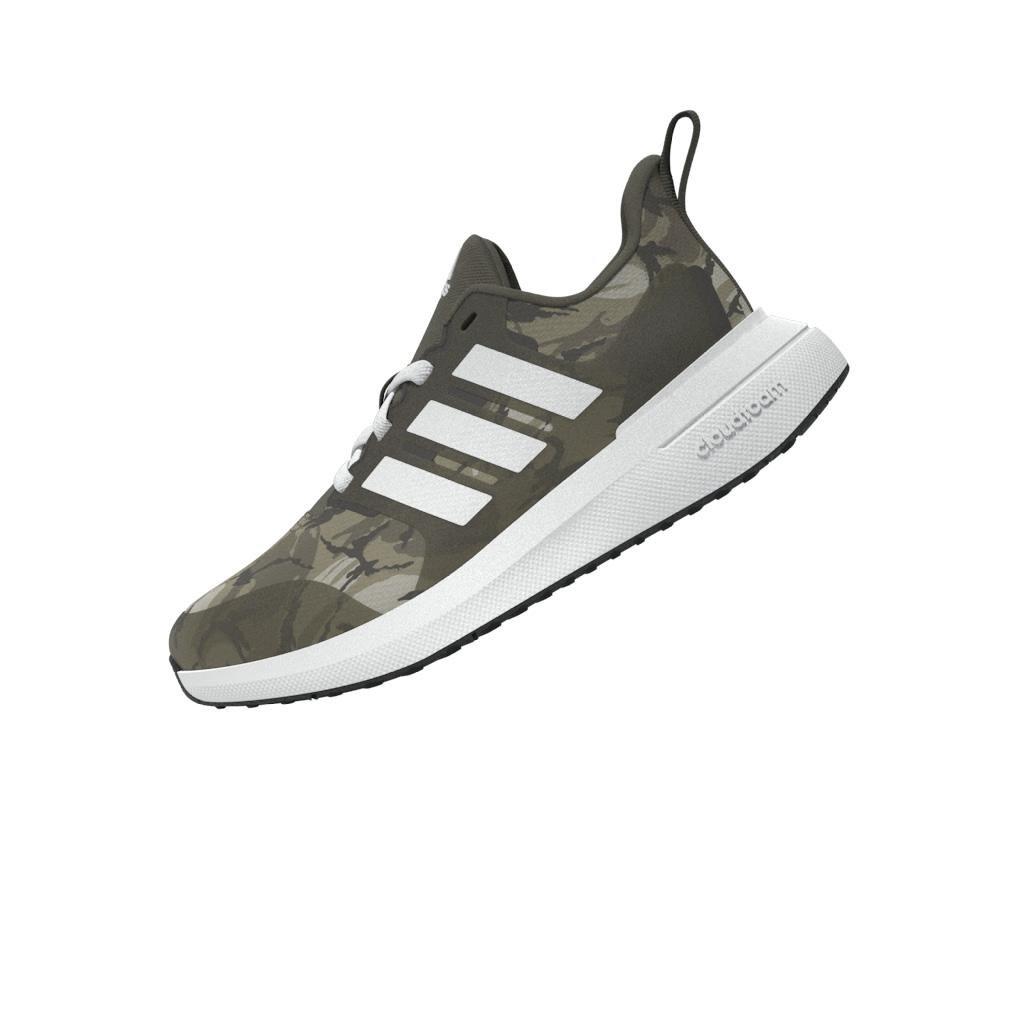 Unisex Kids Fortarun 2.0 Sport Running Lace Shoes, Green, A901_ONE, large image number 11