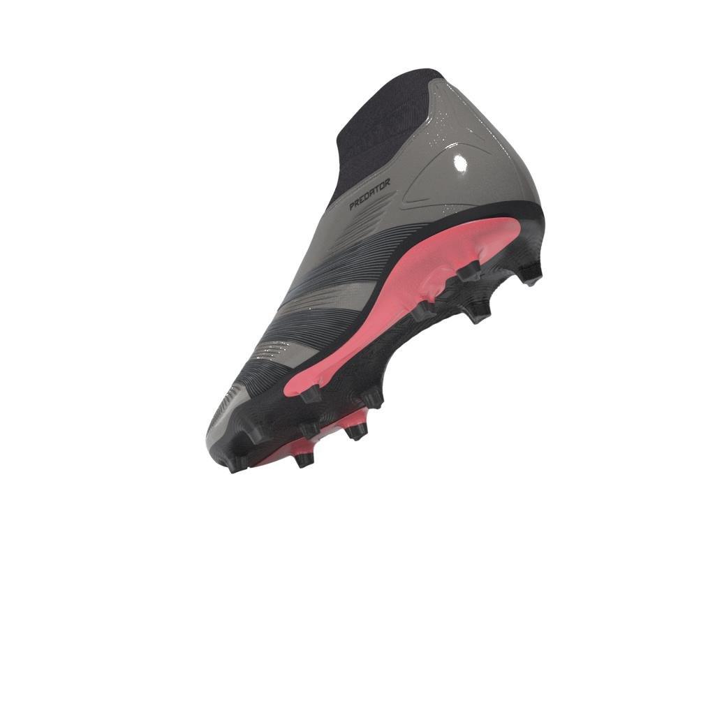 Unisex Predator League Laceless Firm Ground Boots, Grey, A901_ONE, large image number 10
