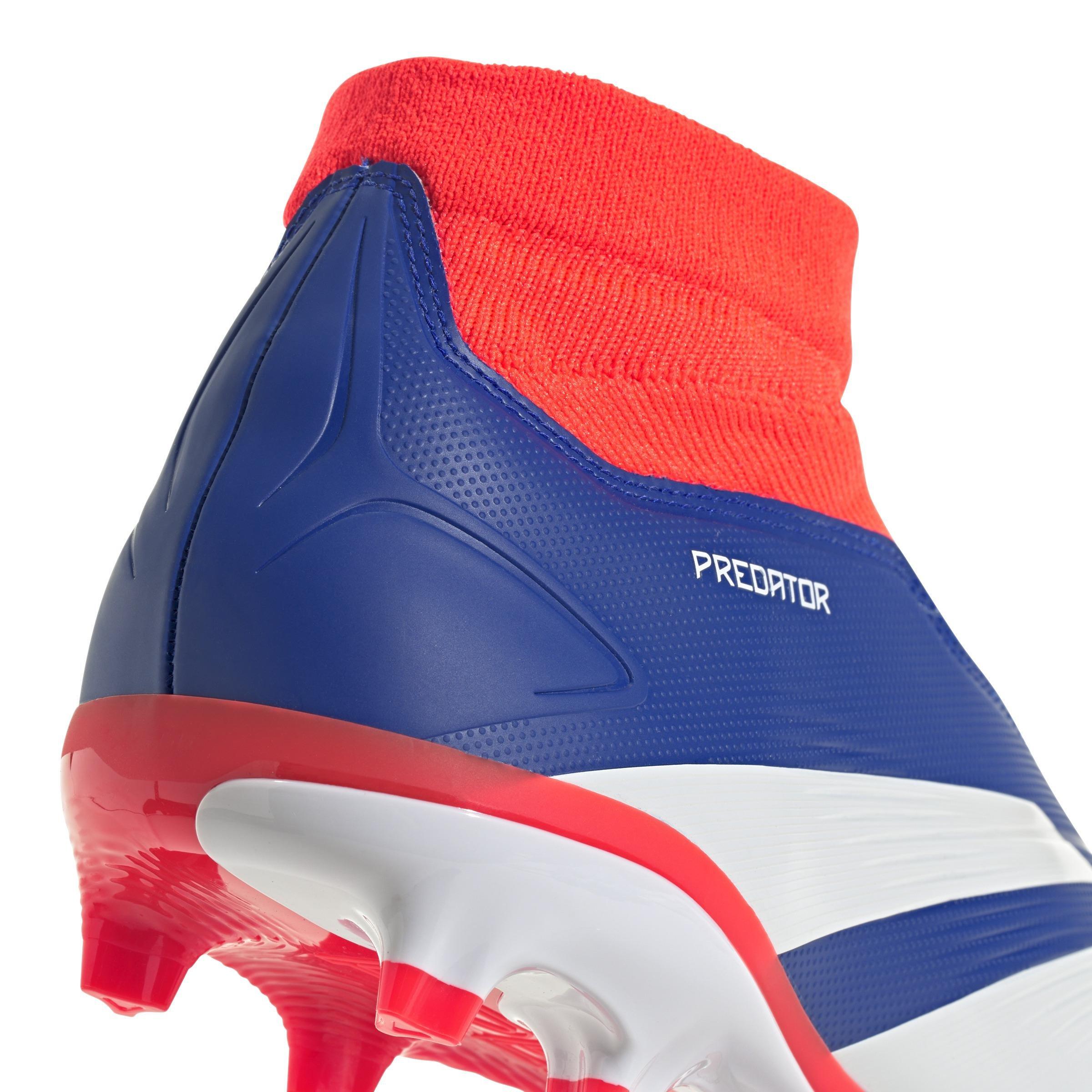 Unisex Predator League Laceless Firm Ground Boots, Blue, A901_ONE, large image number 4