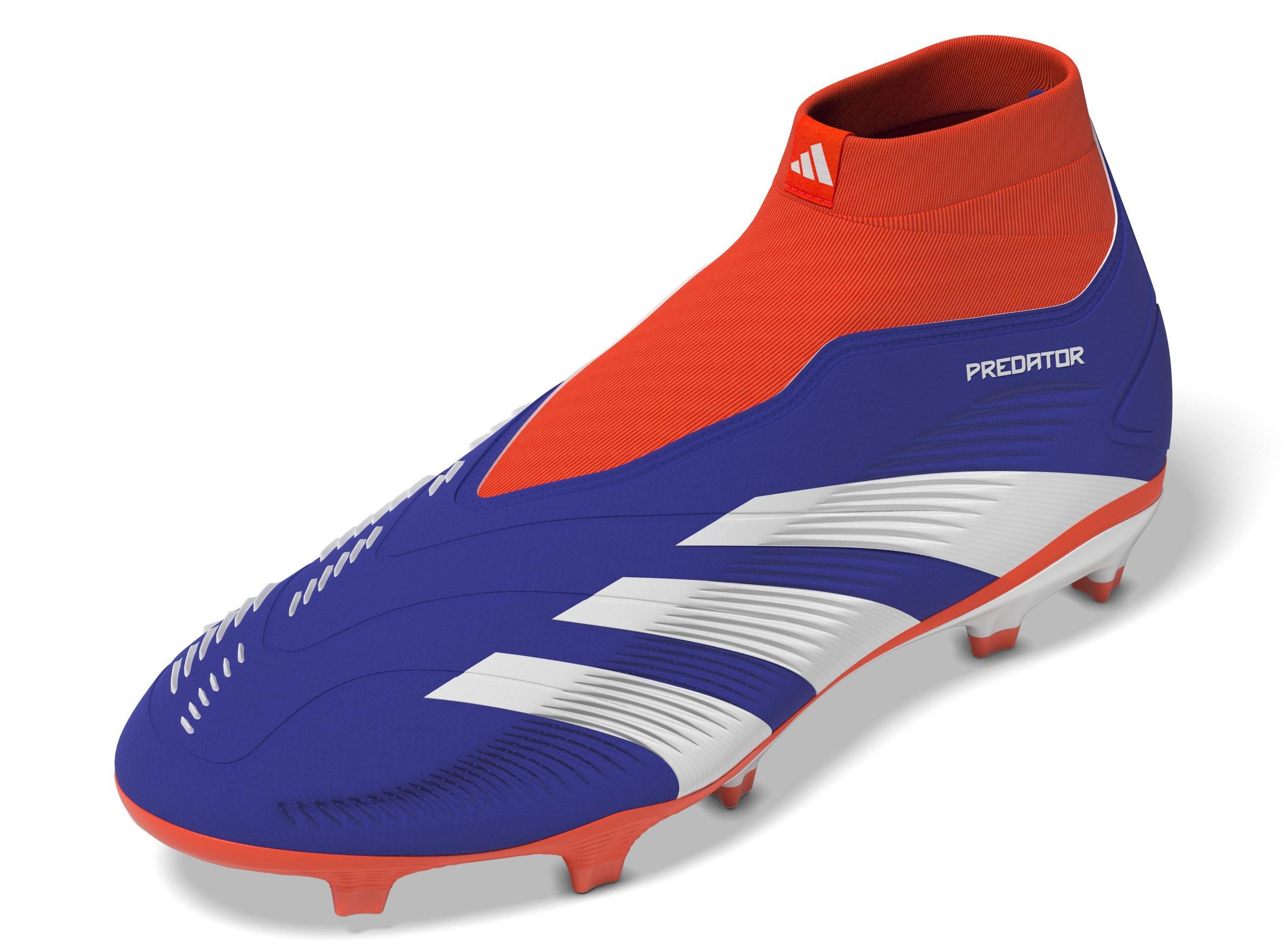 Unisex Predator League Laceless Firm Ground Boots, Blue, A901_ONE, large image number 11