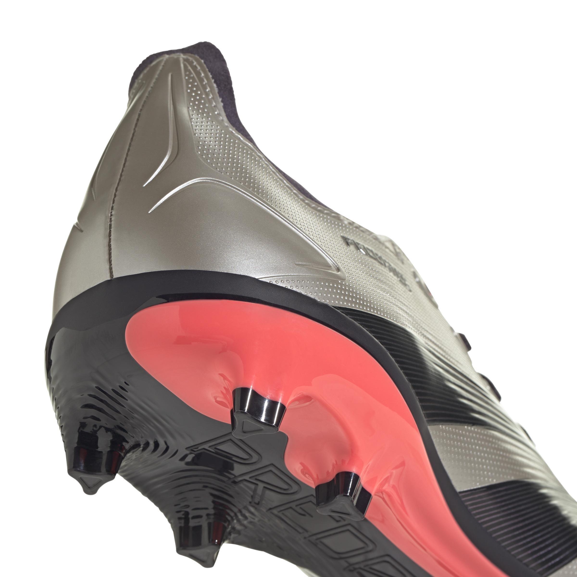 Unisex Predator League Firm Ground Football Boots, Grey, A901_ONE, large image number 5