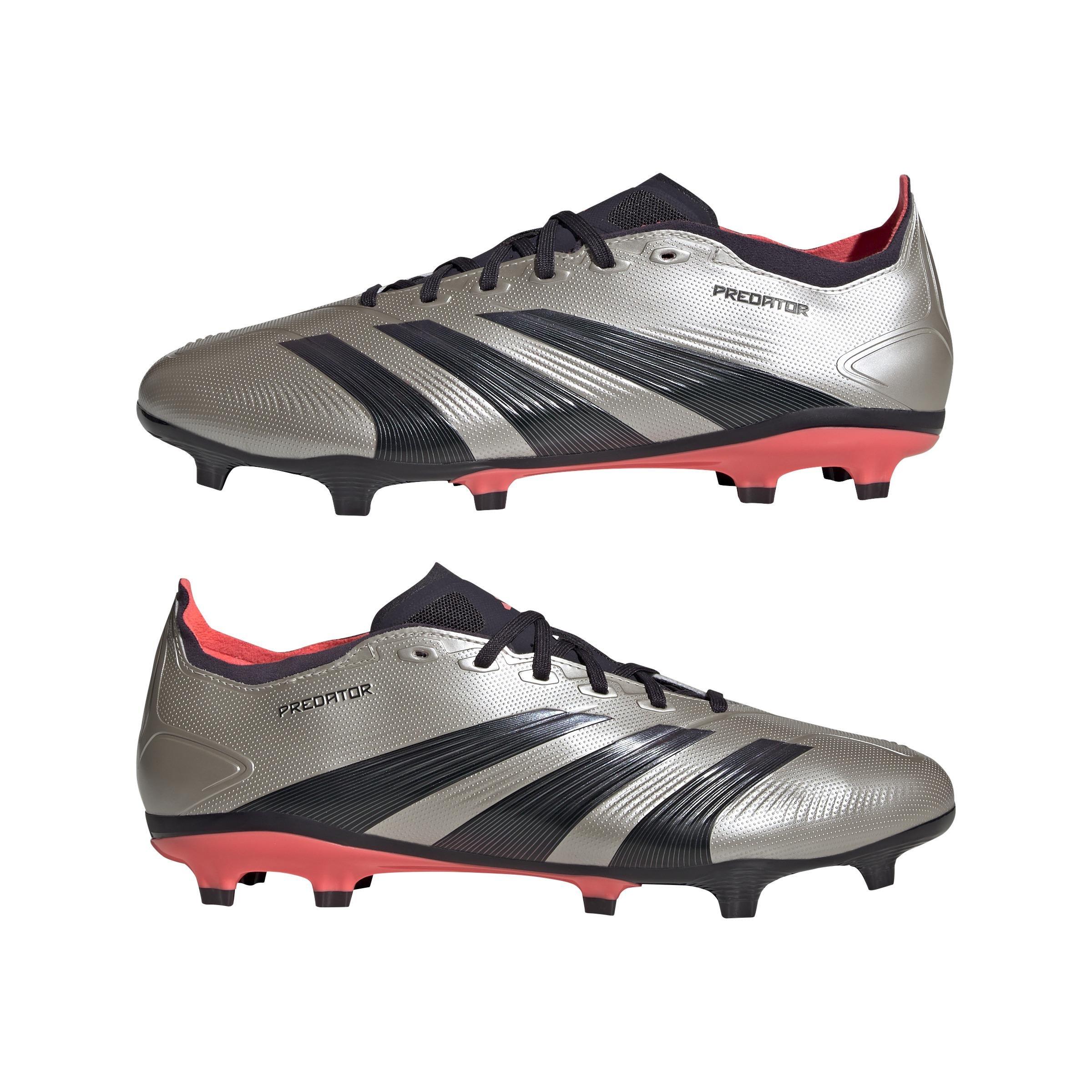 Unisex Predator League Firm Ground Football Boots, Grey, A901_ONE, large image number 6