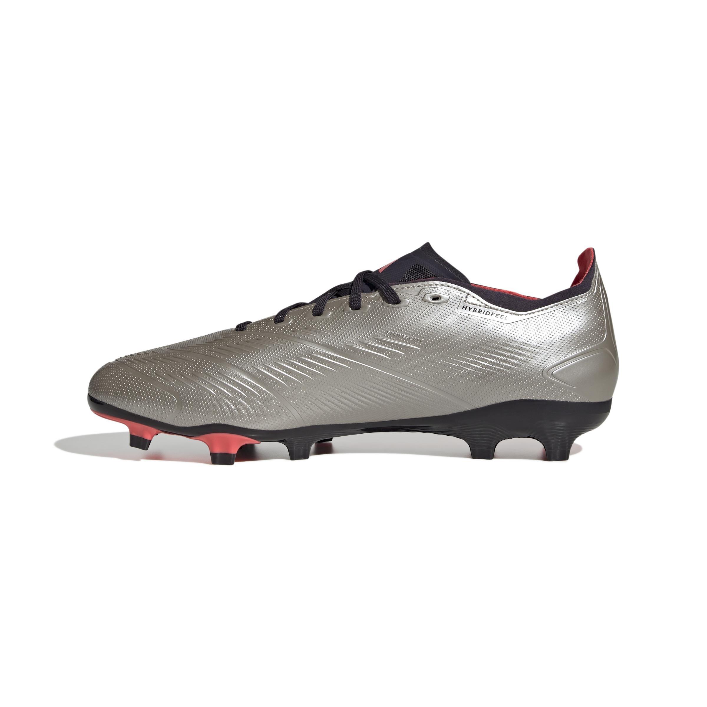 Unisex Predator League Firm Ground Football Boots, Grey, A901_ONE, large image number 9