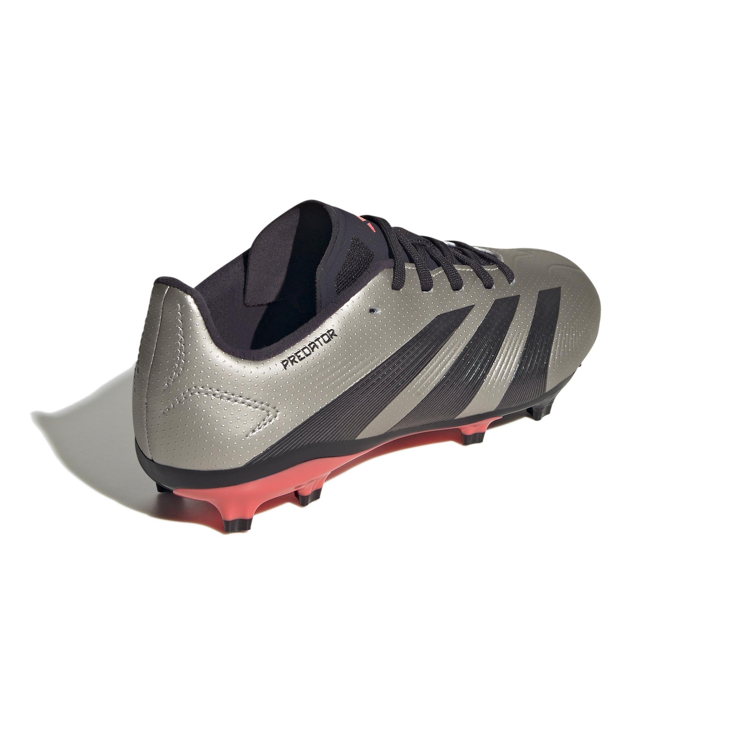 Unisex Kids Predator League Football Boots Firm Ground, Grey, , large image number 3