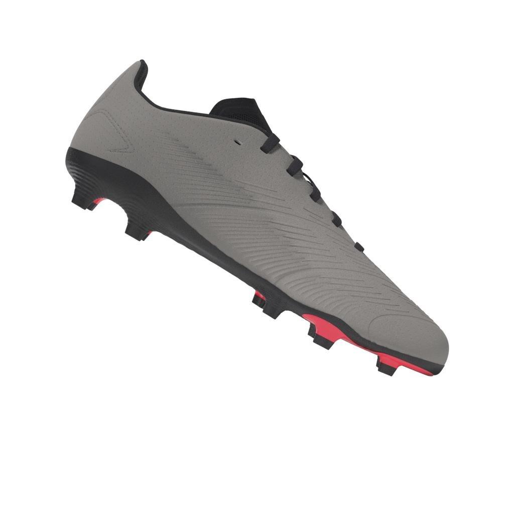 Unisex Kids Predator League Football Boots Firm Ground, Grey, , large image number 7