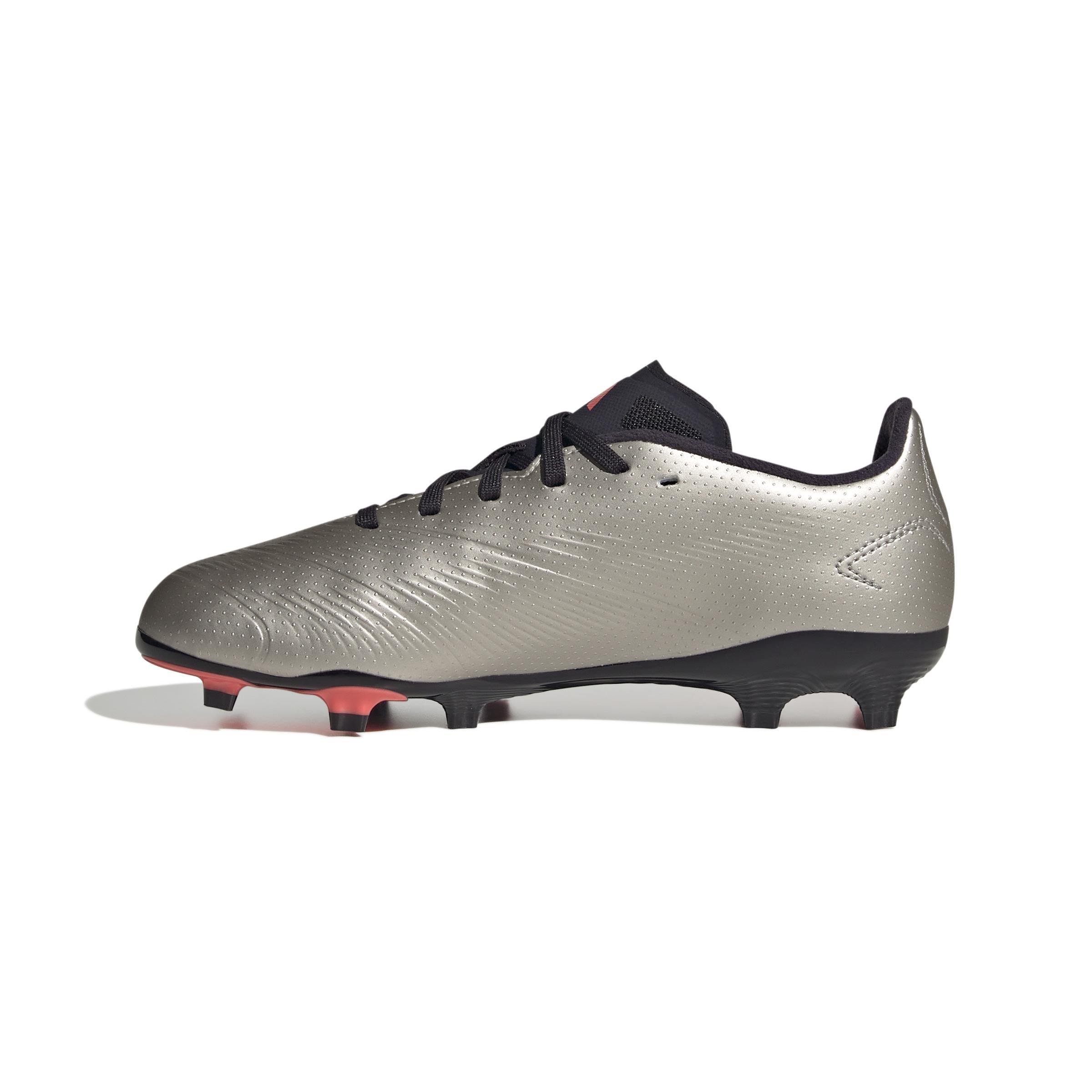 Unisex Kids Predator League Football Boots Firm Ground, Grey, , large image number 9