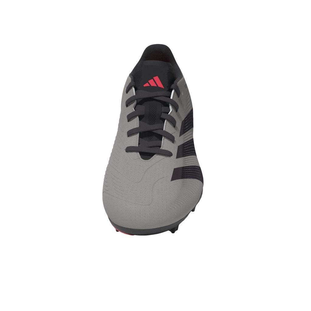 Unisex Kids Predator League Football Boots Firm Ground, Grey, , large image number 12
