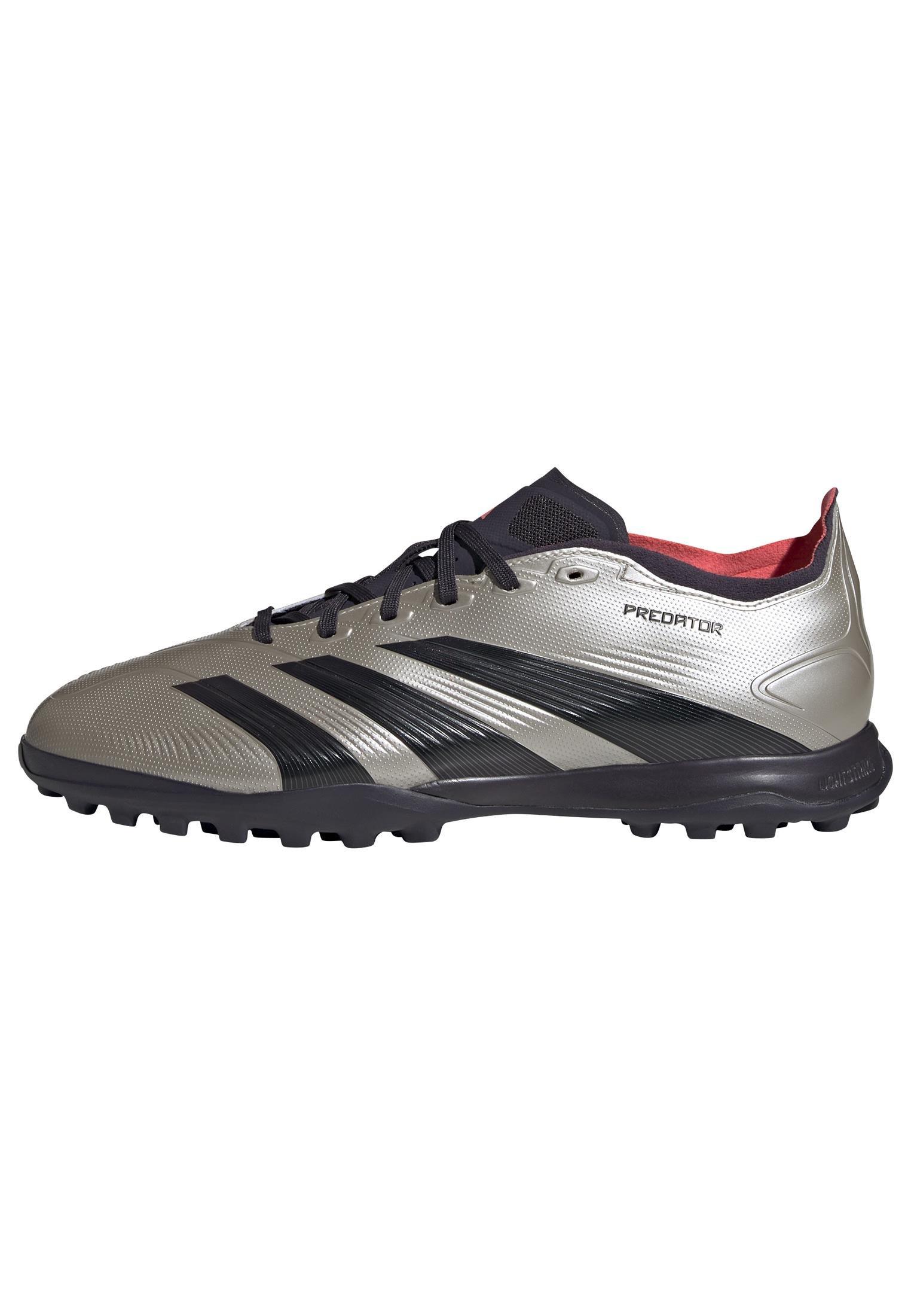 Unisex Predator League Turf Football Boots, Grey, A901_ONE, large image number 6