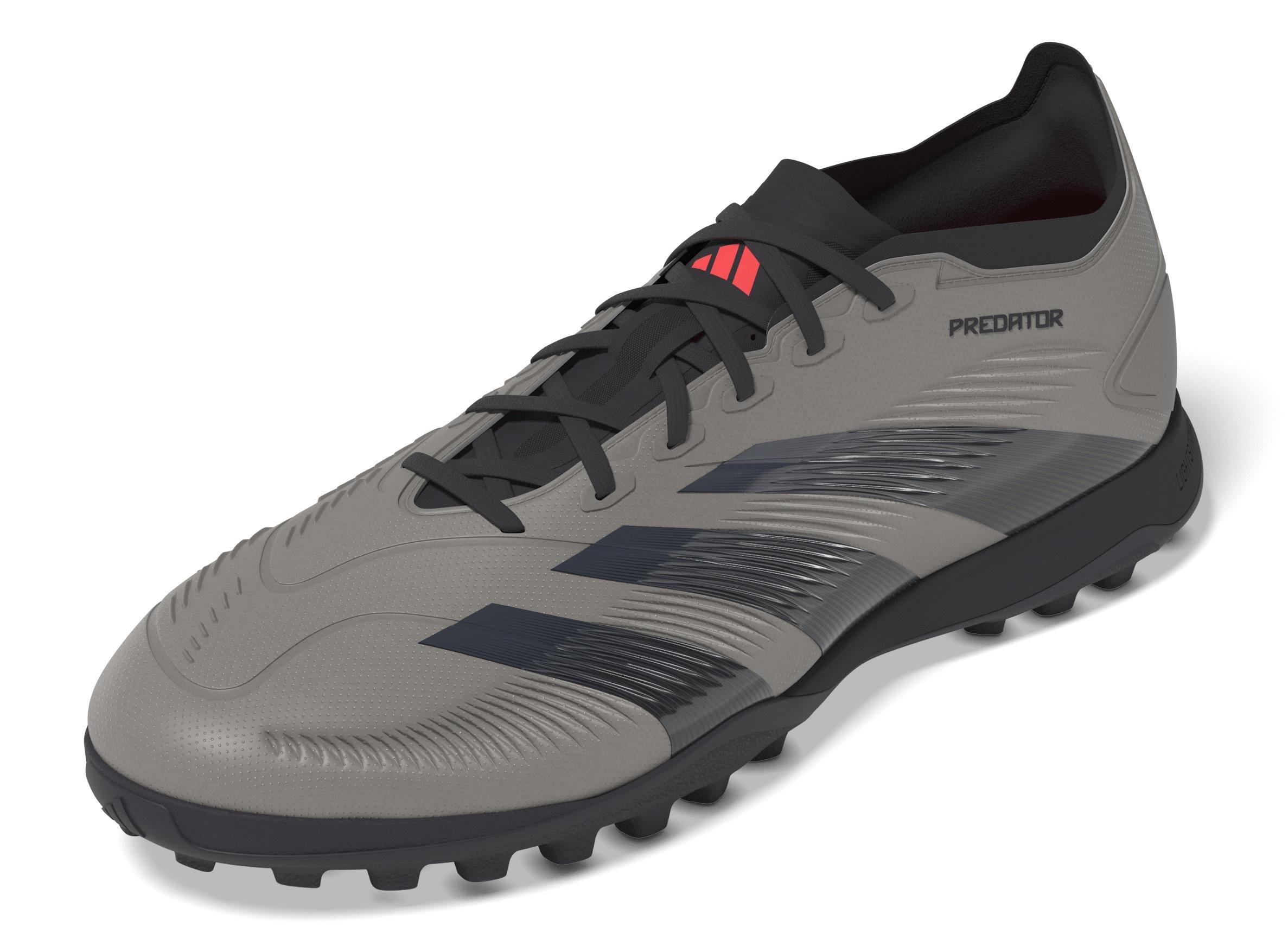 Unisex Predator League Turf Football Boots, Grey, A901_ONE, large image number 12