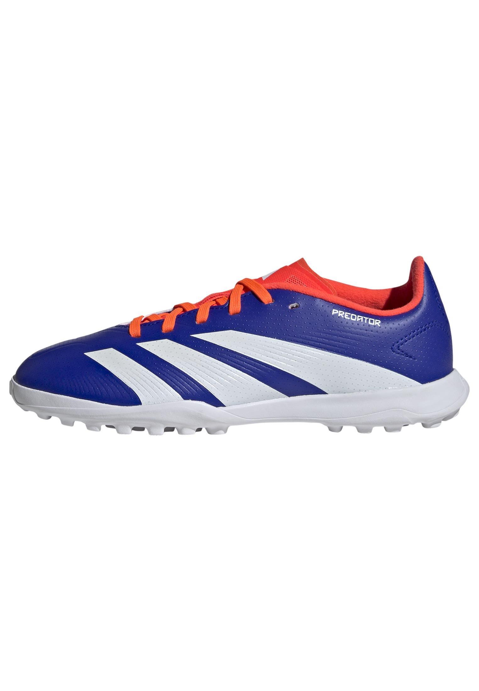 Unisex Kids Predator League Turf Boots, Blue, , large image number 6