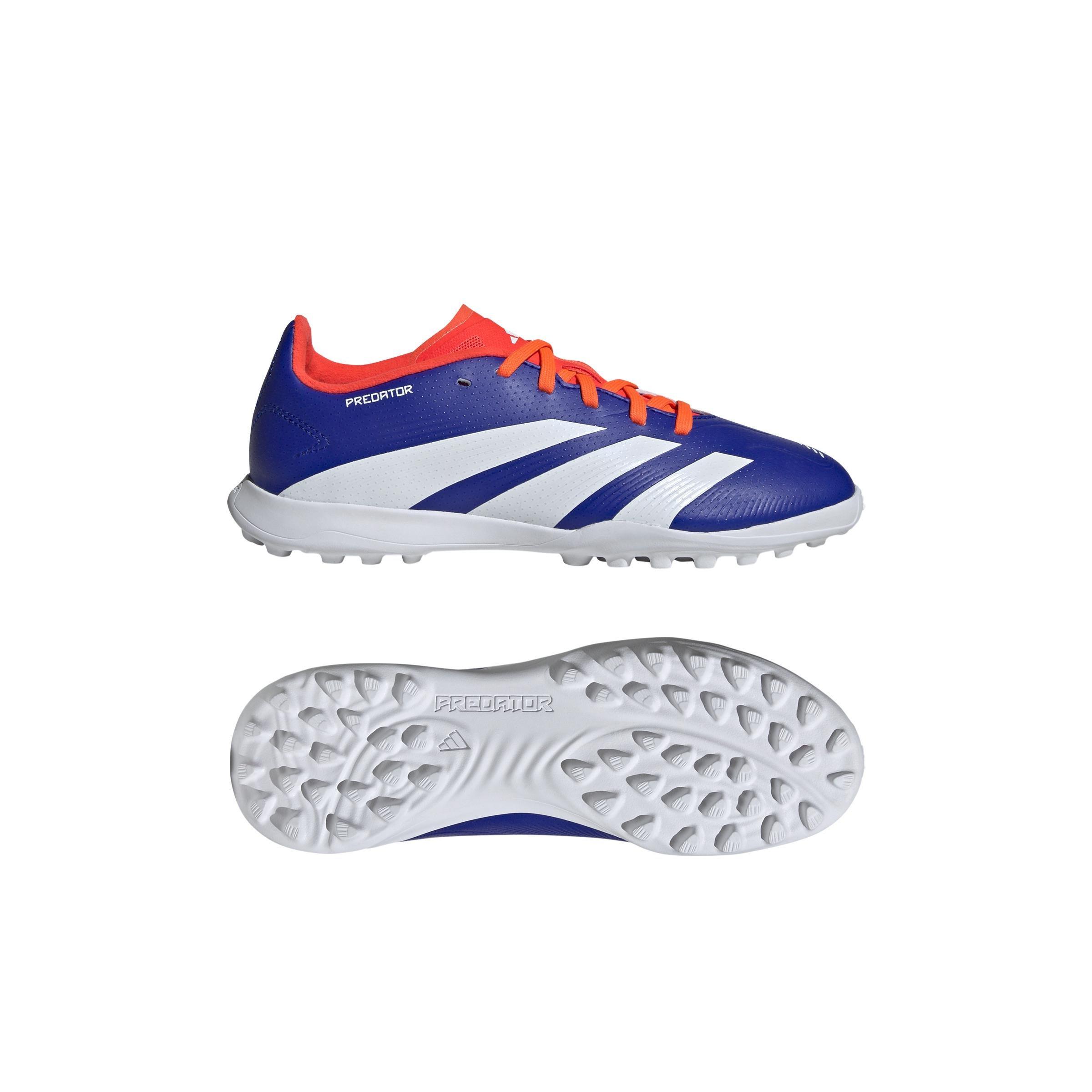 Unisex Kids Predator League Turf Boots, Blue, , large image number 11