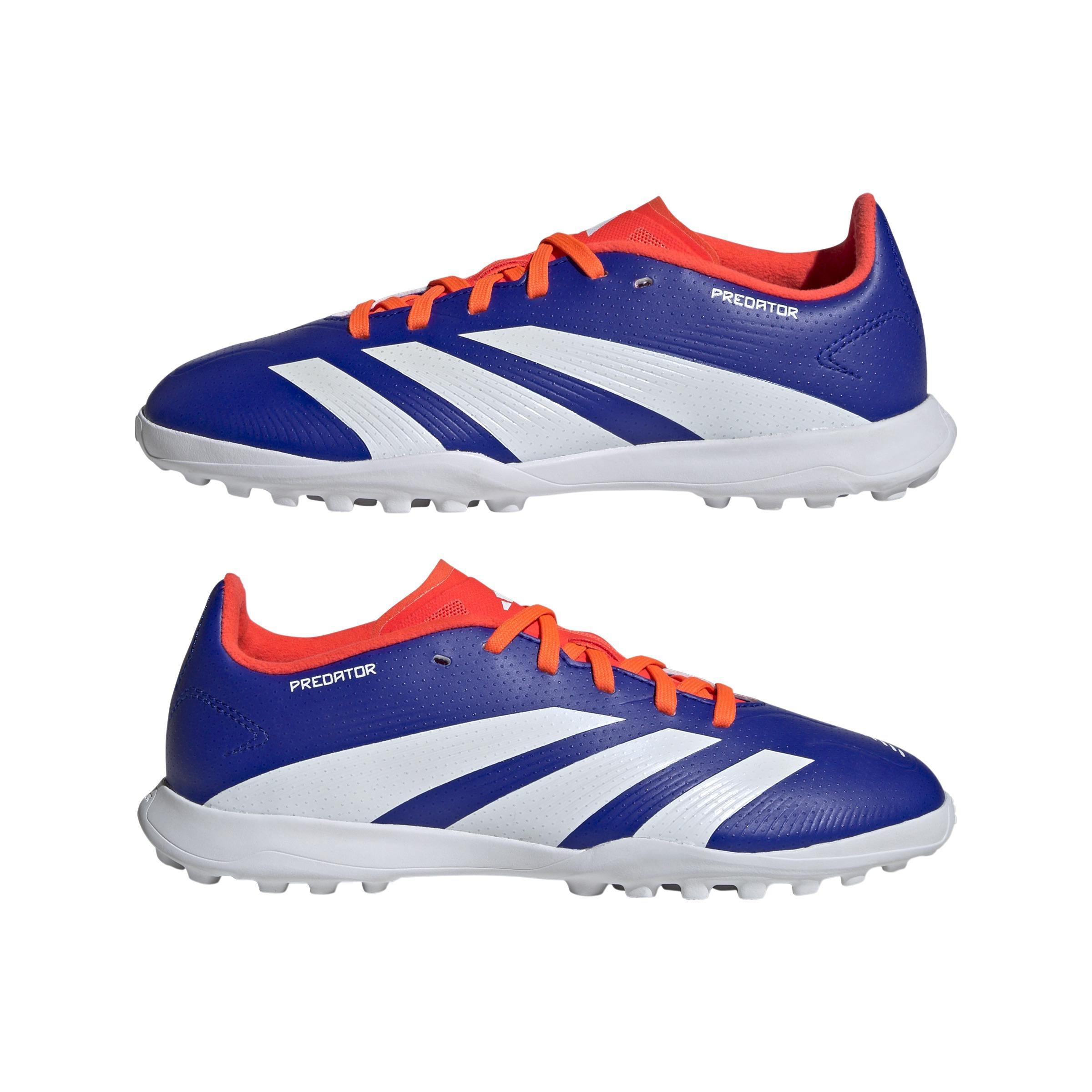 Unisex Kids Predator League Turf Boots, Blue, , large image number 14