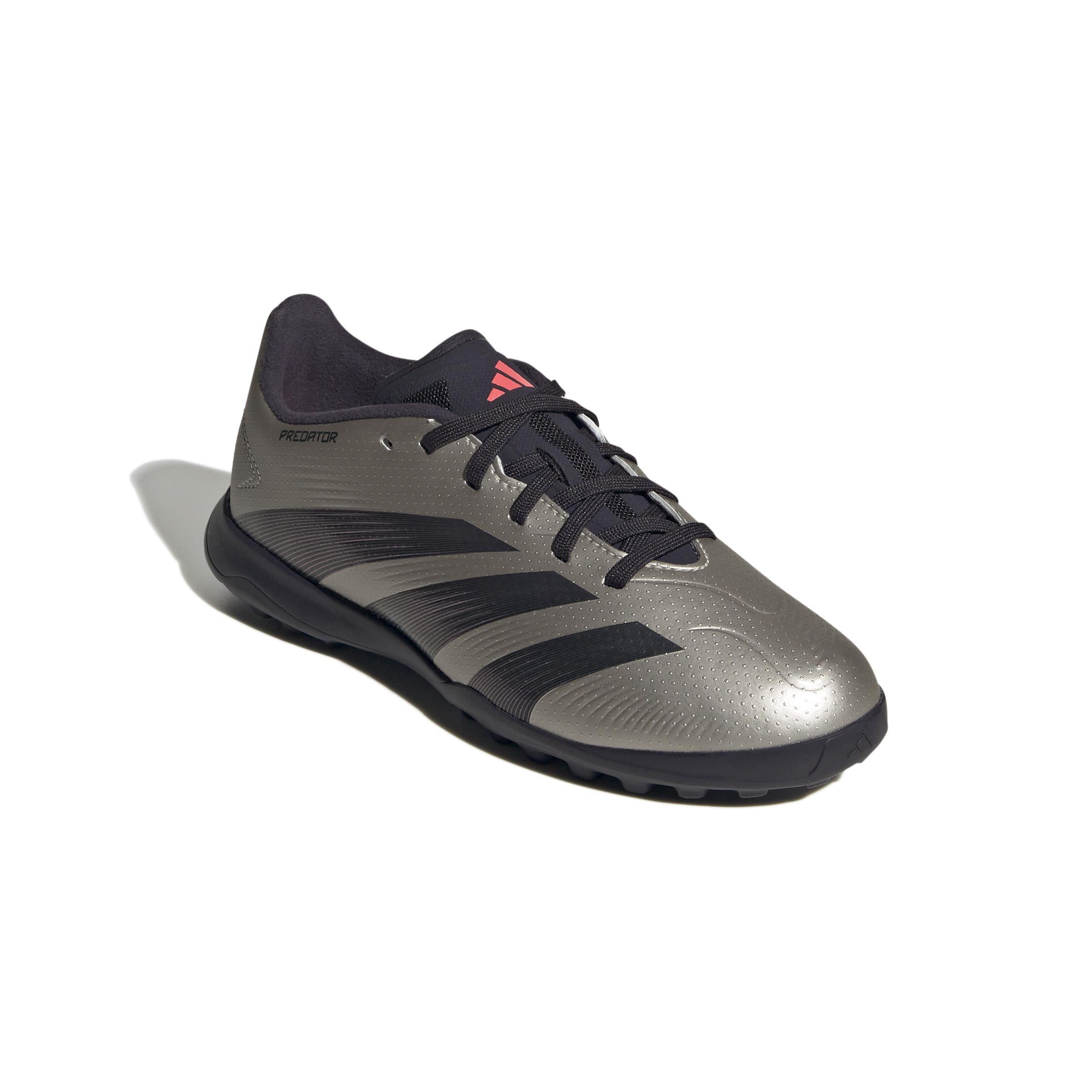 Unisex Kids Predator League J Football Boots Turf, Grey, A901_ONE, large image number 2