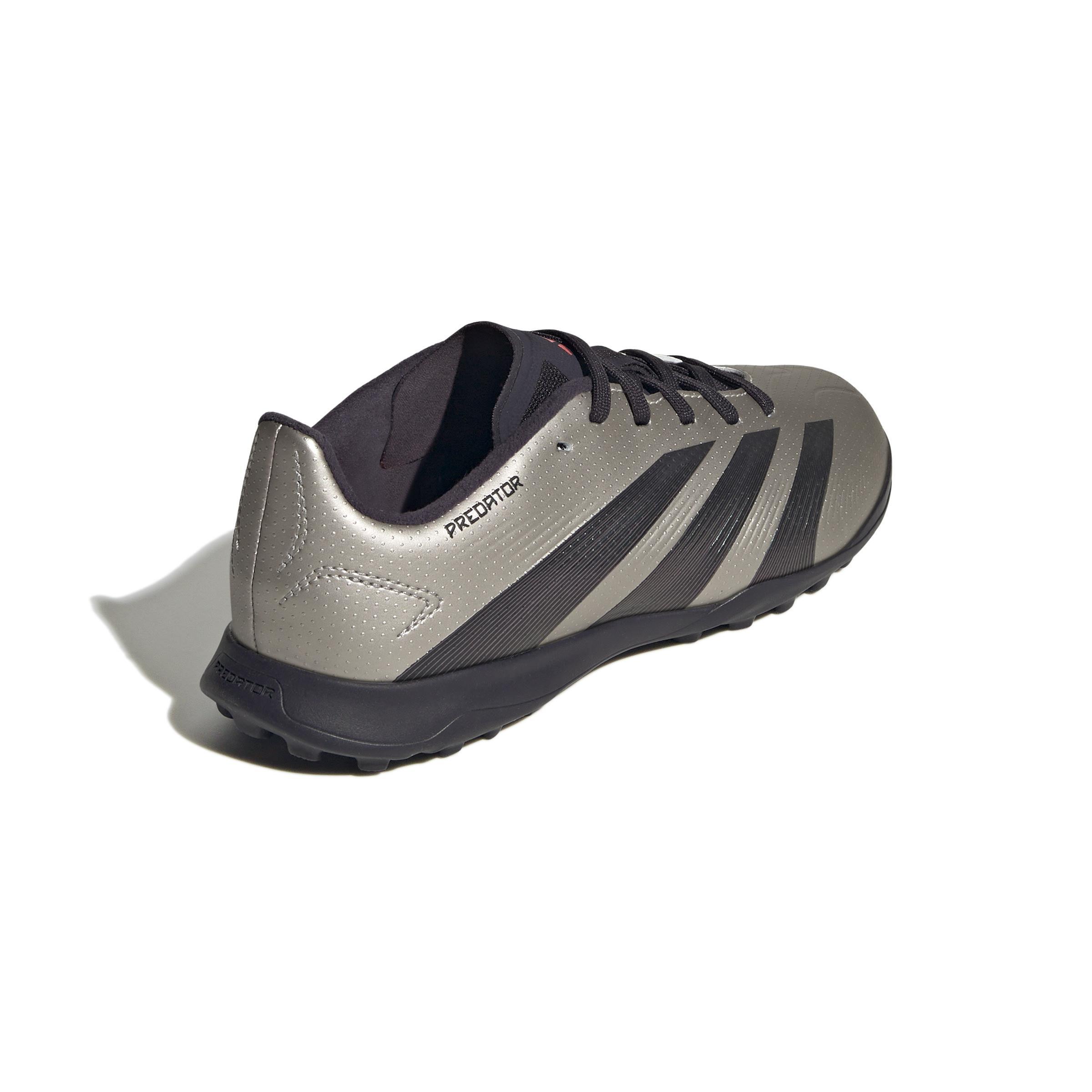 Unisex Kids Predator League J Football Boots Turf, Grey, A901_ONE, large image number 3
