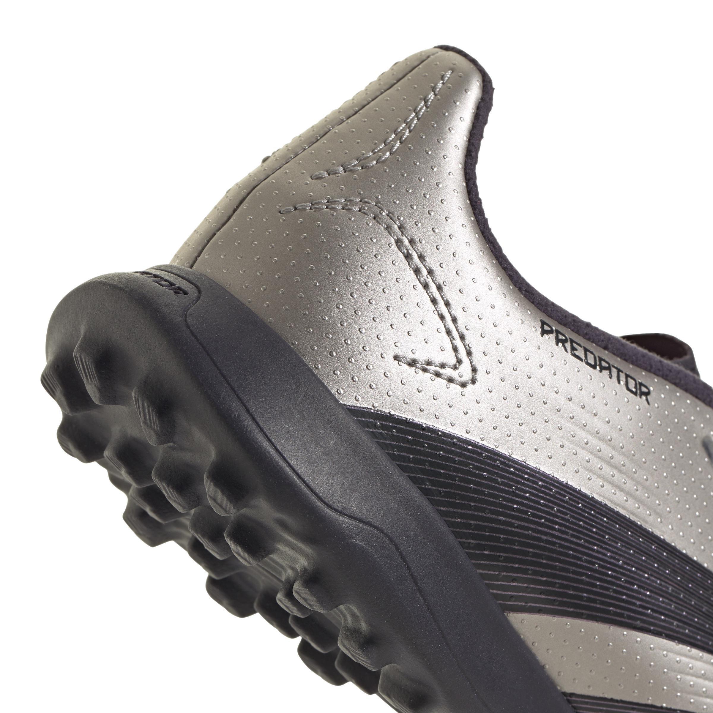 Unisex Kids Predator League J Football Boots Turf, Grey, A901_ONE, large image number 4
