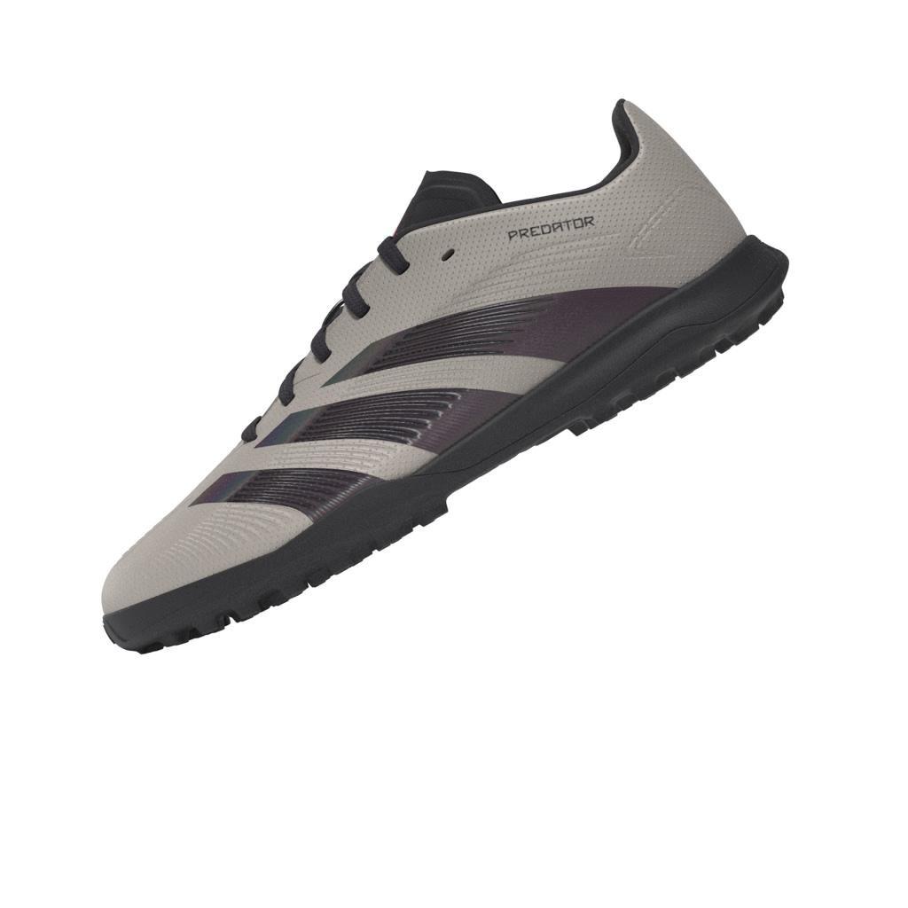 Unisex Kids Predator League J Football Boots Turf, Grey, A901_ONE, large image number 10