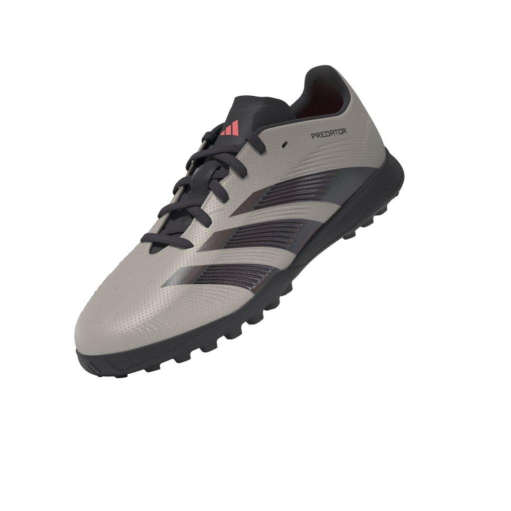 Unisex Kids Predator League J Football Boots Turf, Grey, A901_ONE, large image number 11
