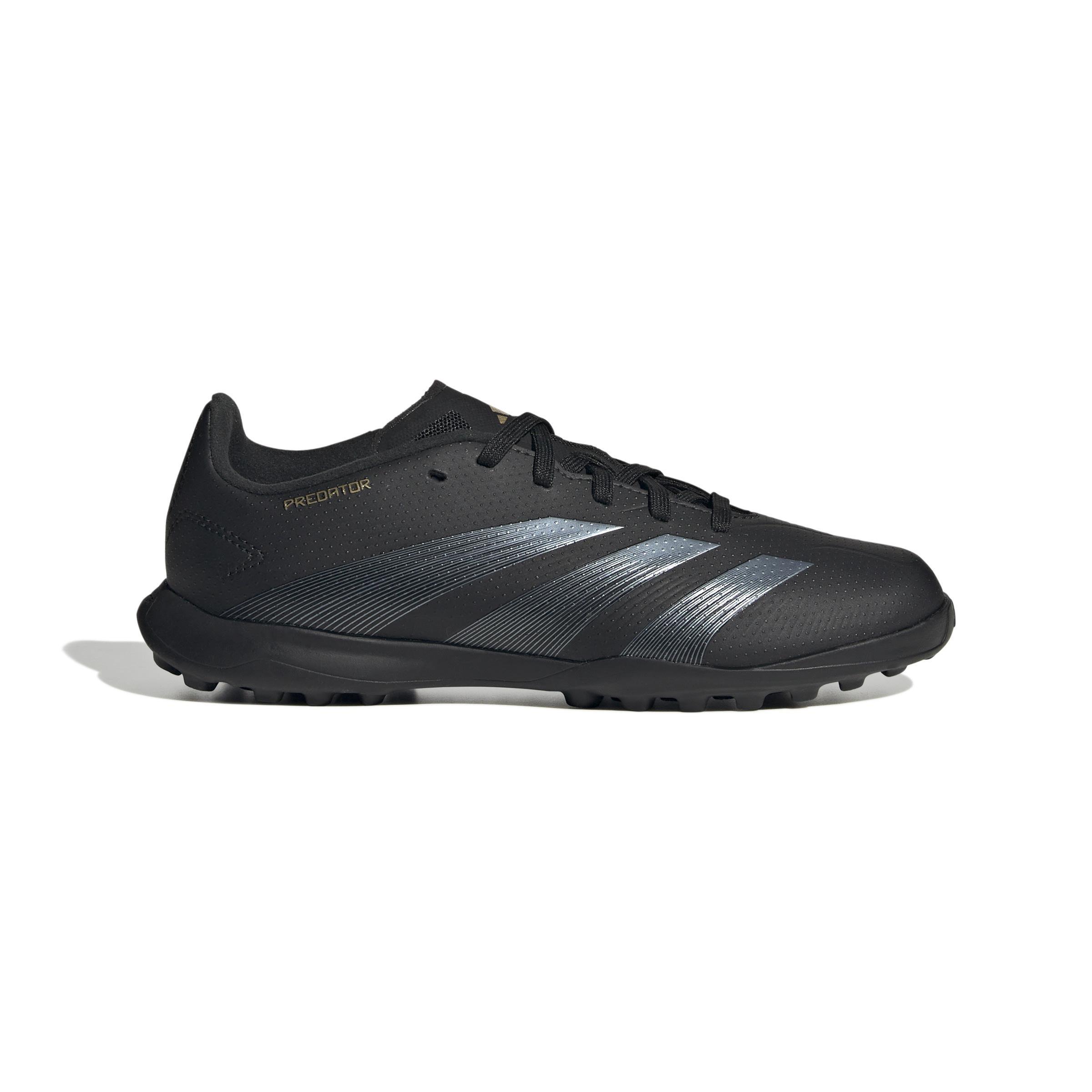 Unisex Kids Predator League Turf Boots, Black, A901_ONE, large image number 0