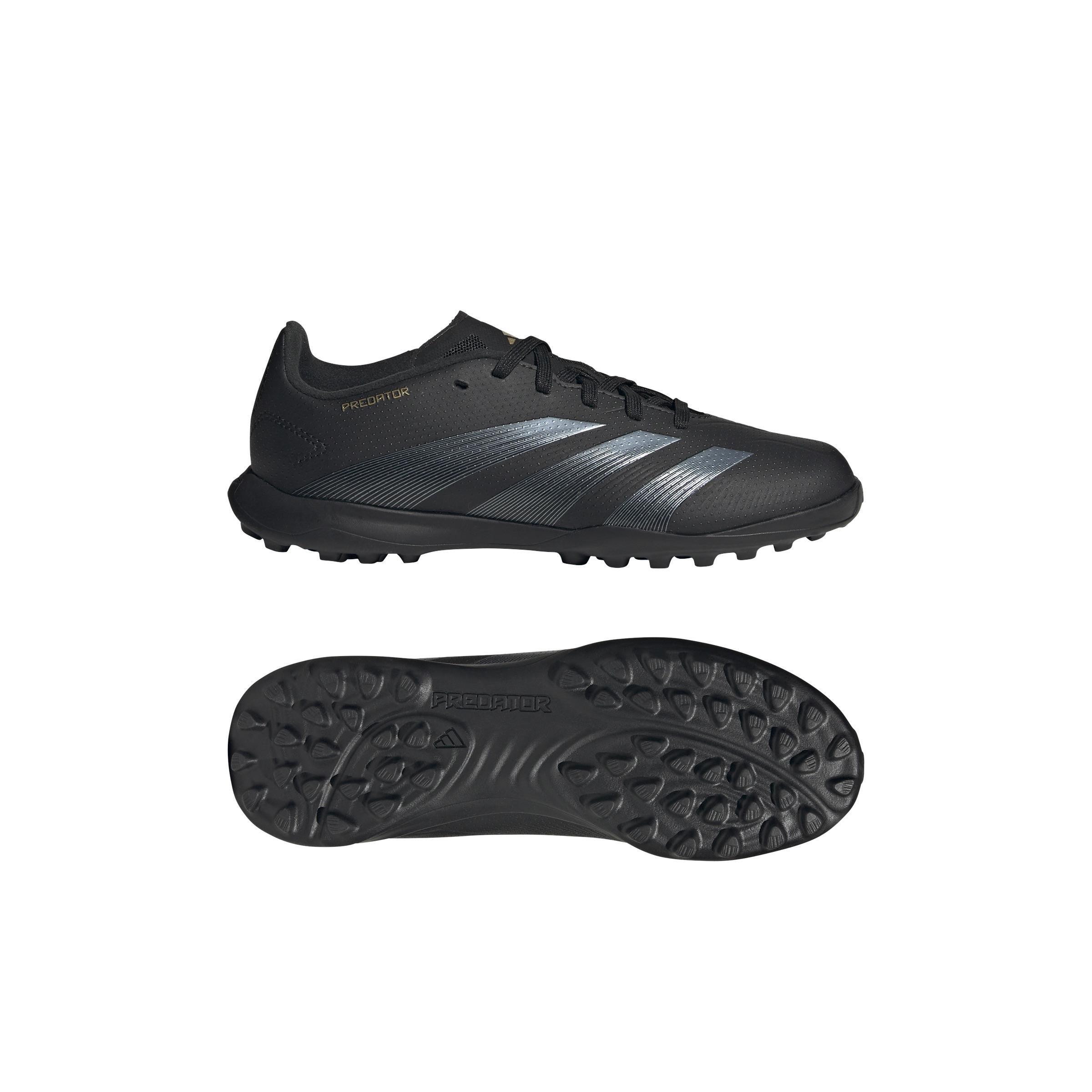 Unisex Kids Predator League Turf Boots, Black, A901_ONE, large image number 7