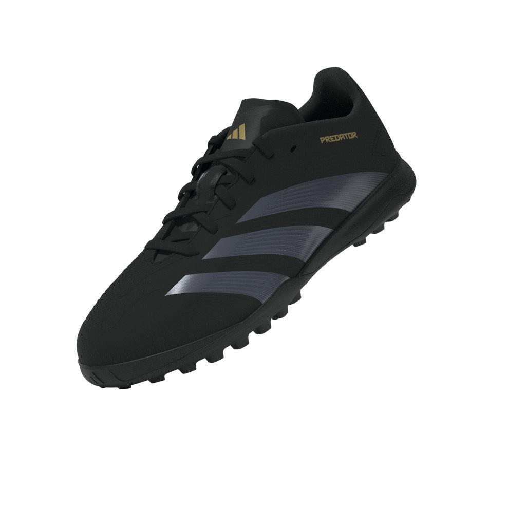 Unisex Kids Predator League Turf Boots, Black, A901_ONE, large image number 13