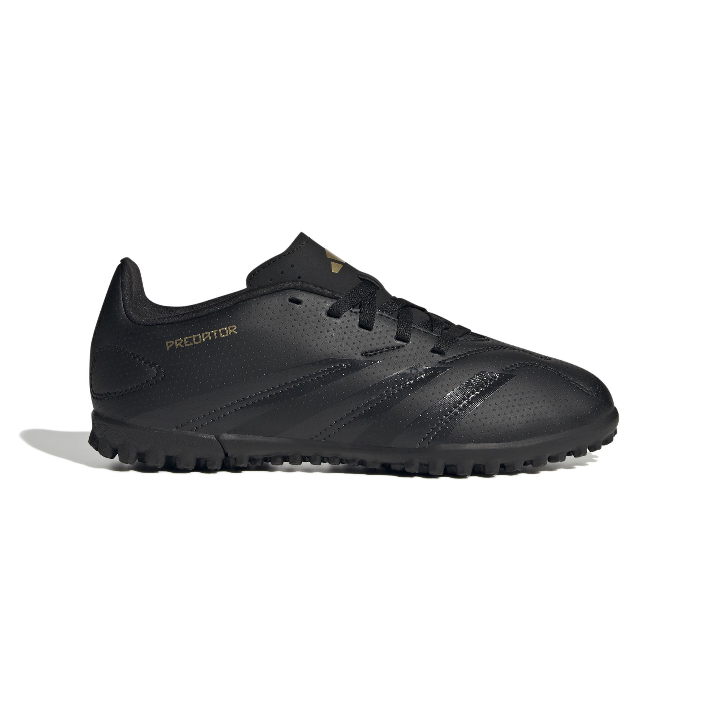 Unisex Kids Predator Club Turf Boots, Black, A901_ONE, large image number 0