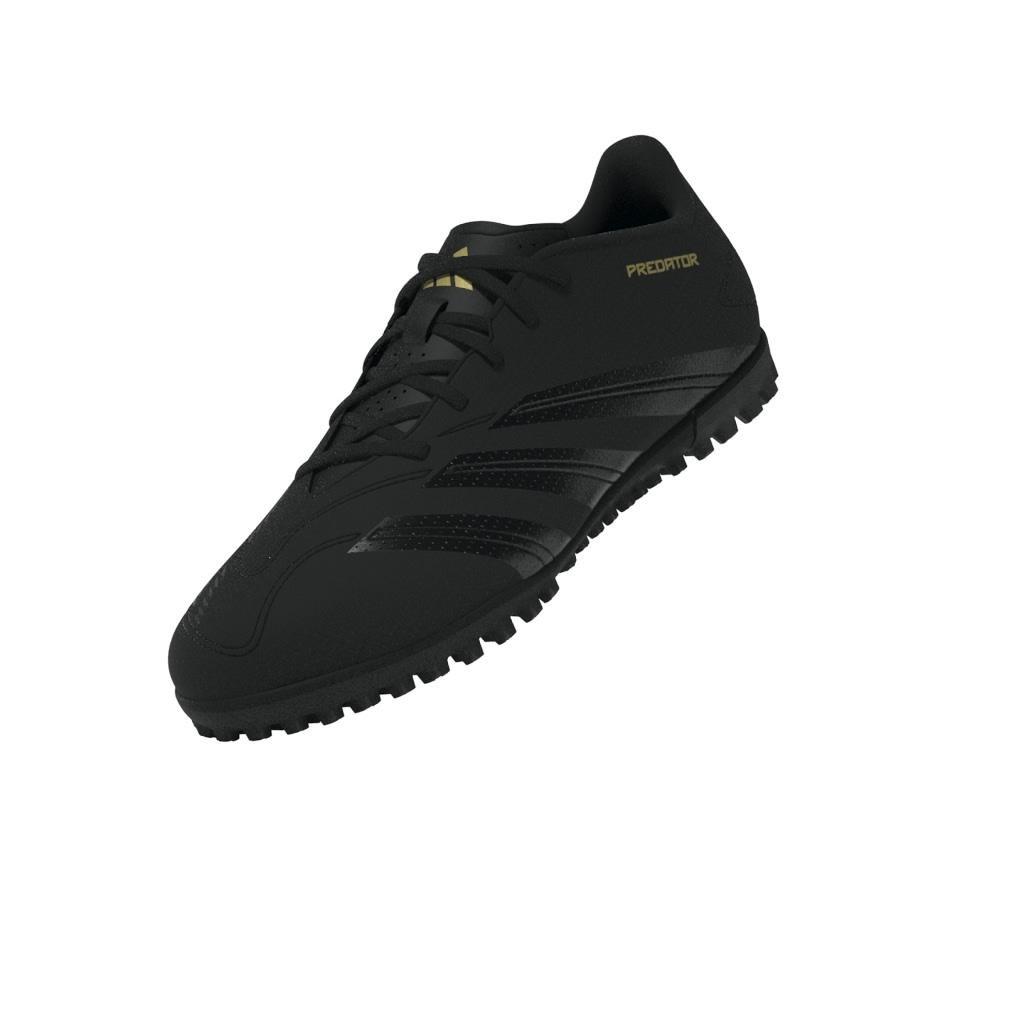 Unisex Kids Predator Club Turf Boots, Black, A901_ONE, large image number 9