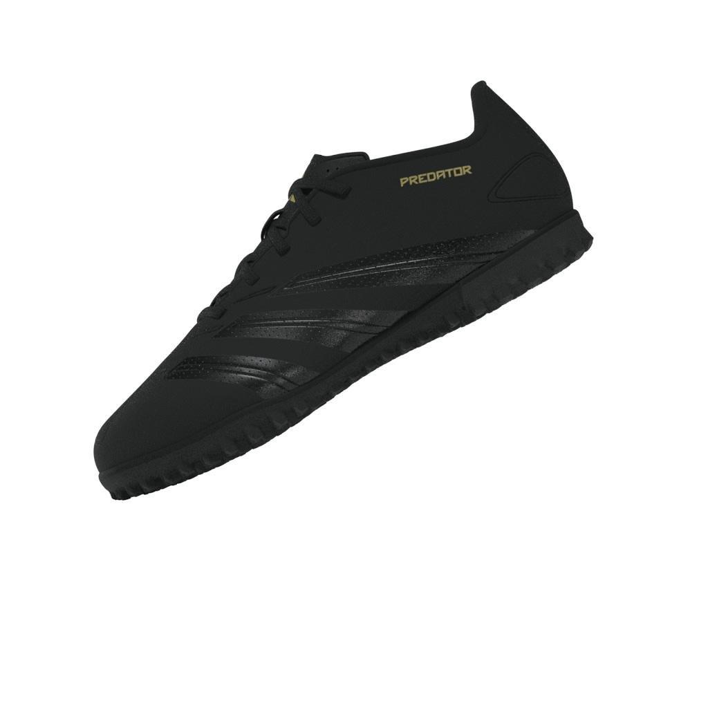 Unisex Kids Predator Club Turf Boots, Black, A901_ONE, large image number 13