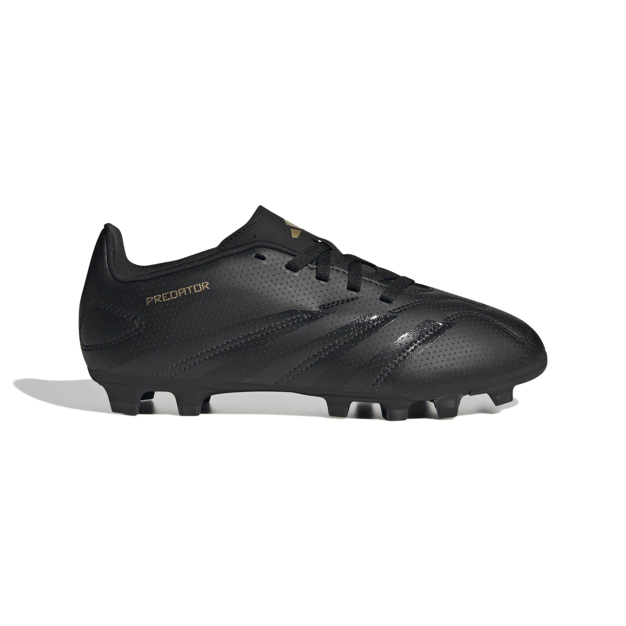 Unisex Kids Predator Club Flexible Ground Boots, Black, , large image number 0