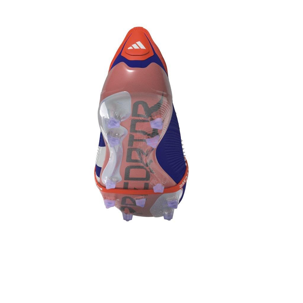 Unisex Predator Elite Fold-Over Tongue Firm Ground Boots, Blue, A901_ONE, large image number 7