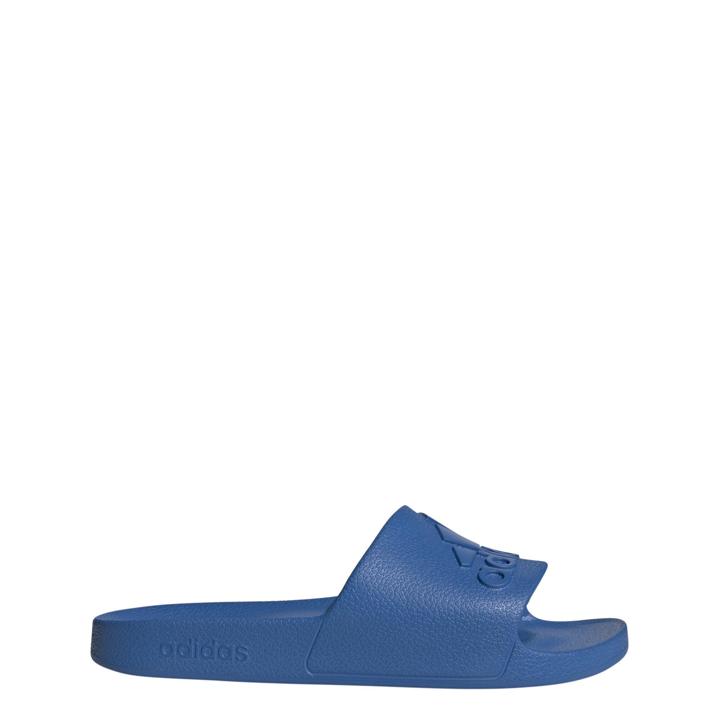 Unisex Adilette Aqua Slides, Blue, , large image number 8