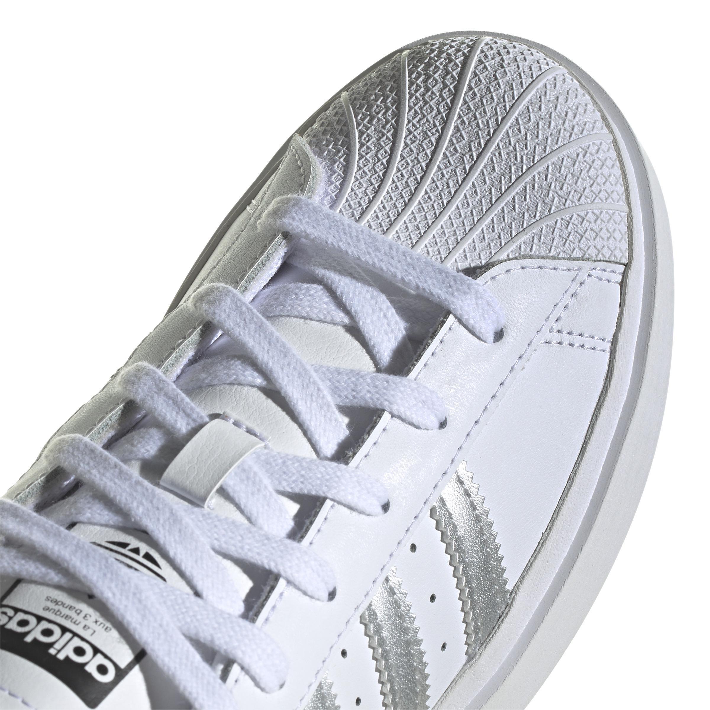 Superstar Bonega Shoes, White, A901_ONE, large image number 4